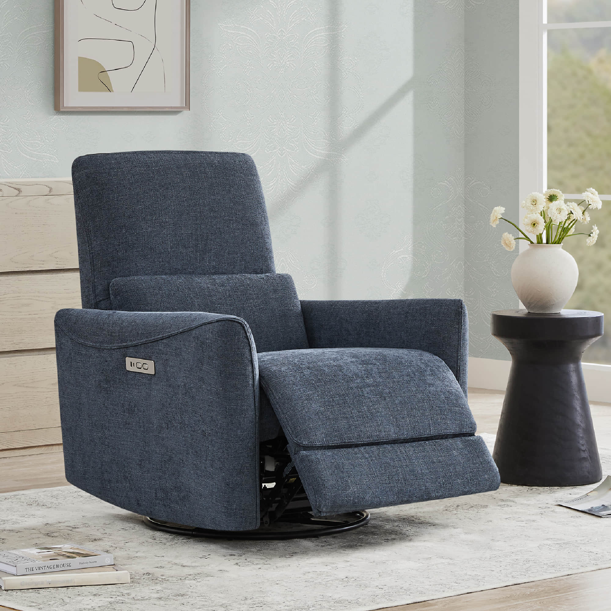 Tracee Modern Power Swivel Glider Recliner - Image 21