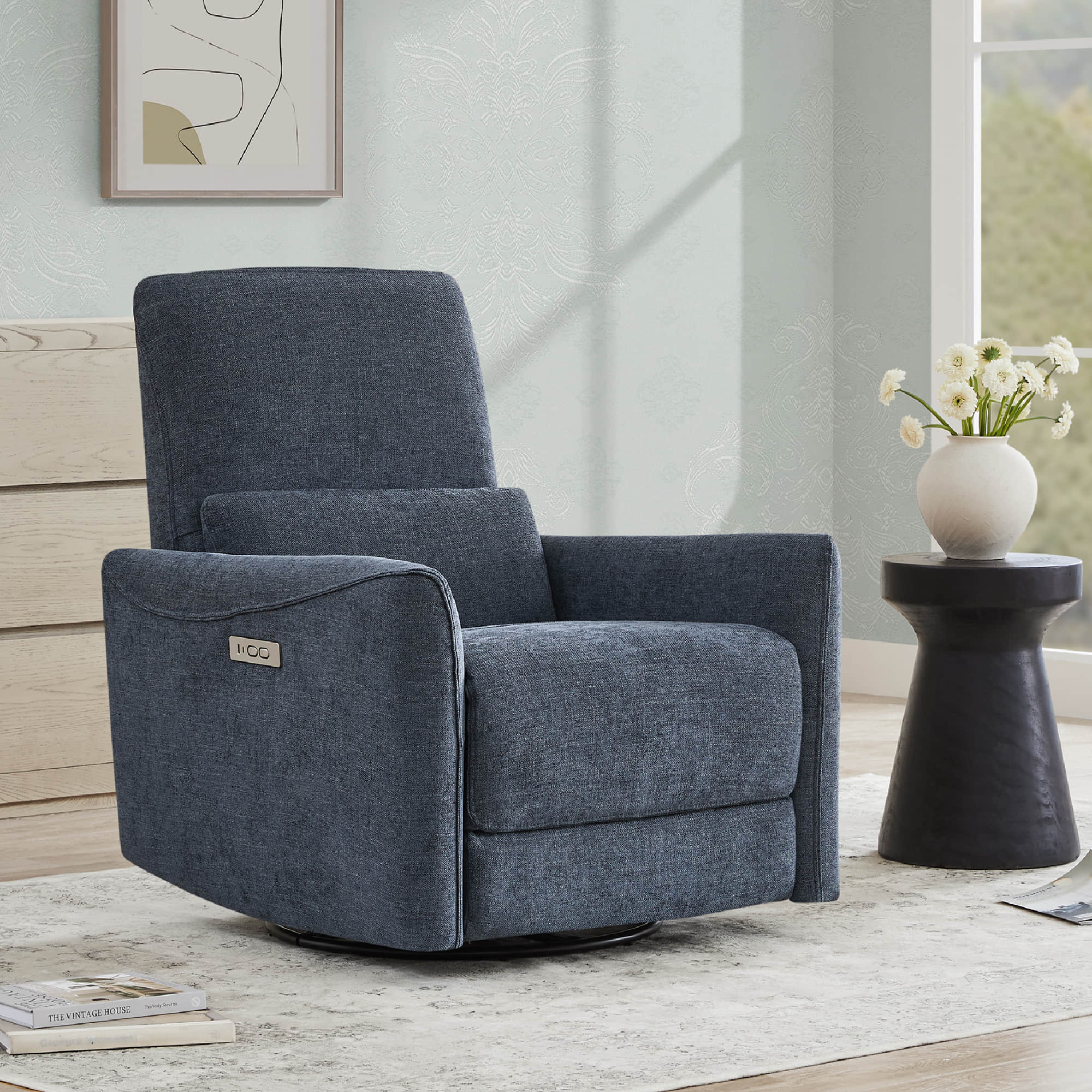 Tracee Modern Power Swivel Glider Recliner - Image 22