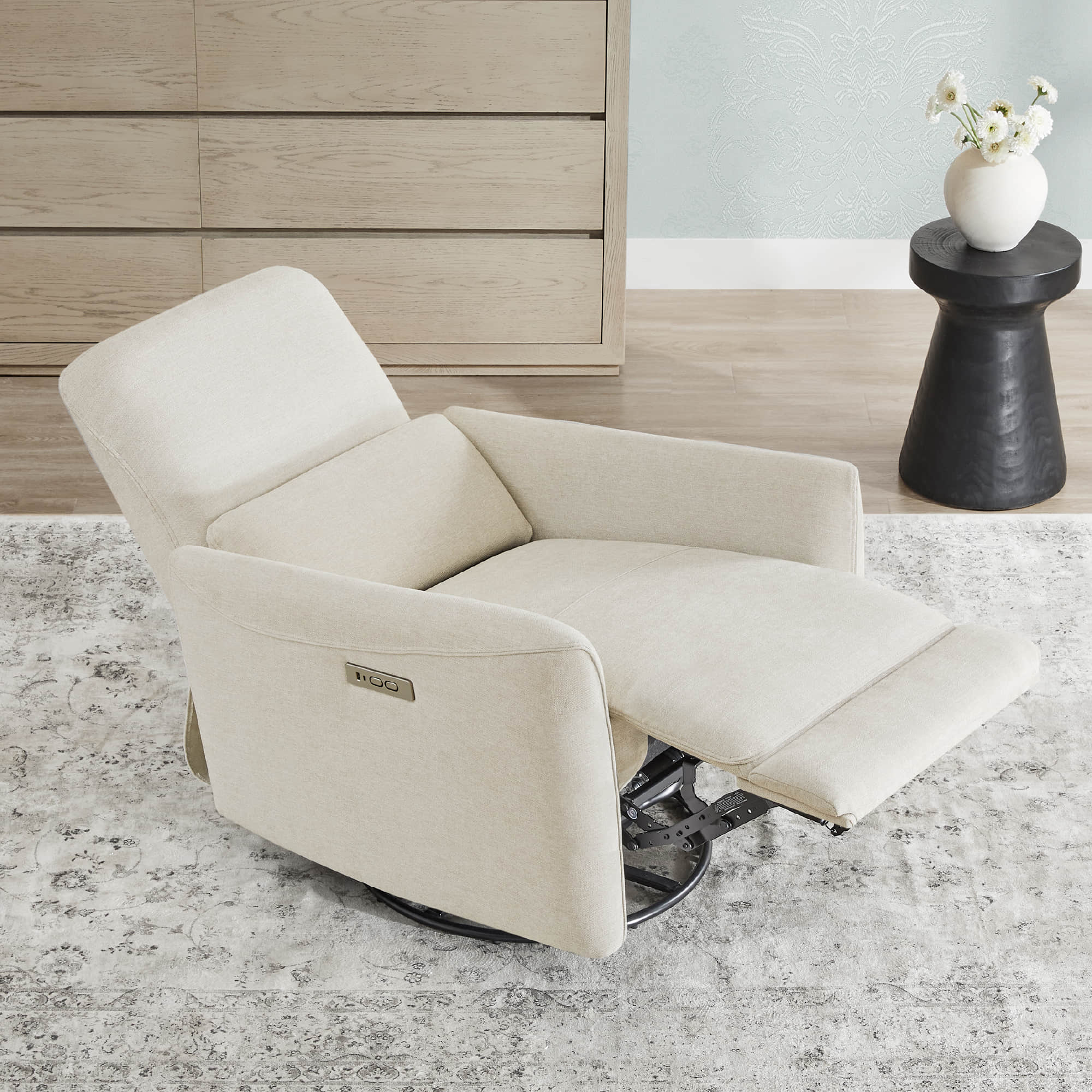 Tracee Modern Power Swivel Glider Recliner - Image 35