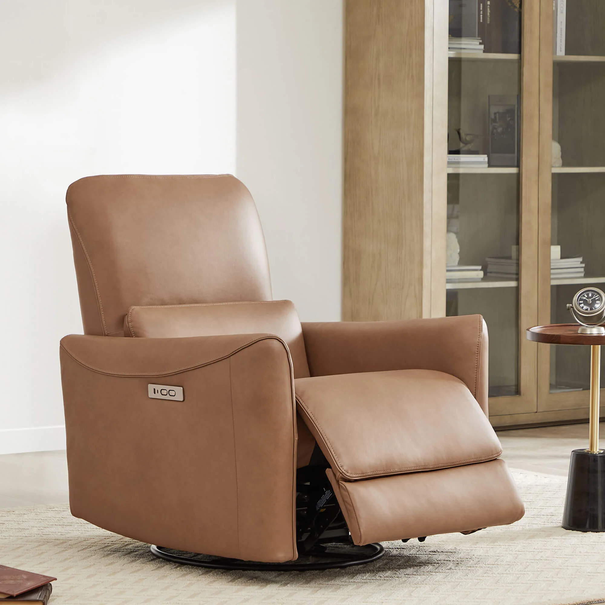Tracee Modern Power Swivel Glider Recliner - Image 4