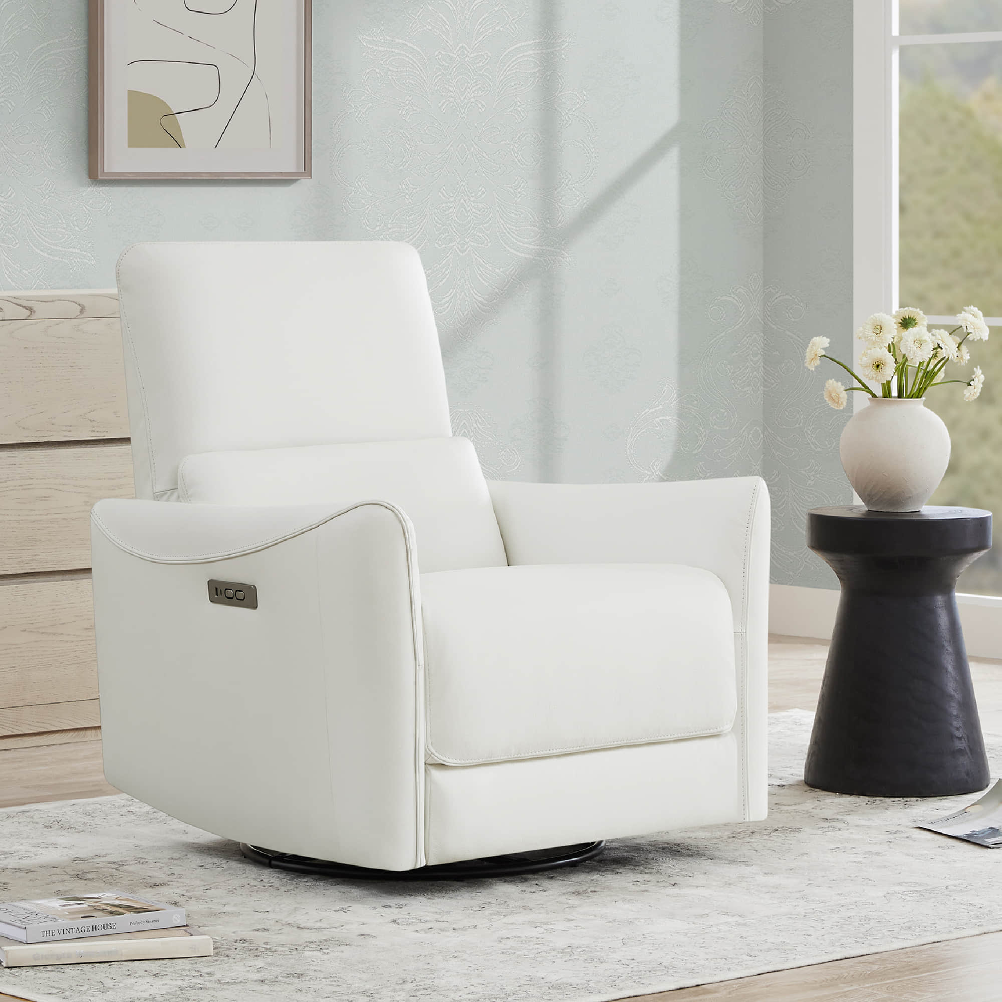 Tracee Modern Power Swivel Glider Recliner - Image 41