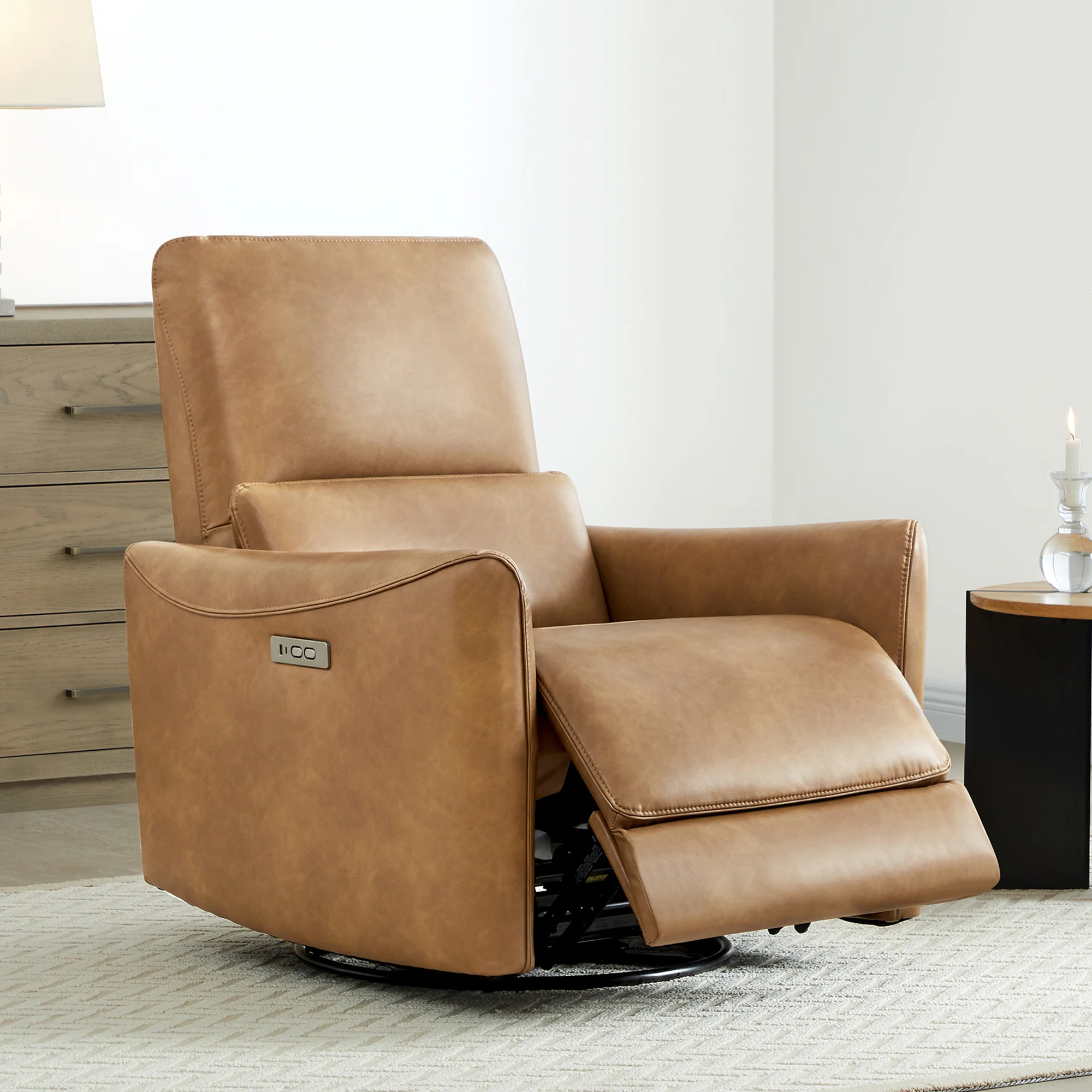 Tracee Modern Power Swivel Glider Recliner - Image 52