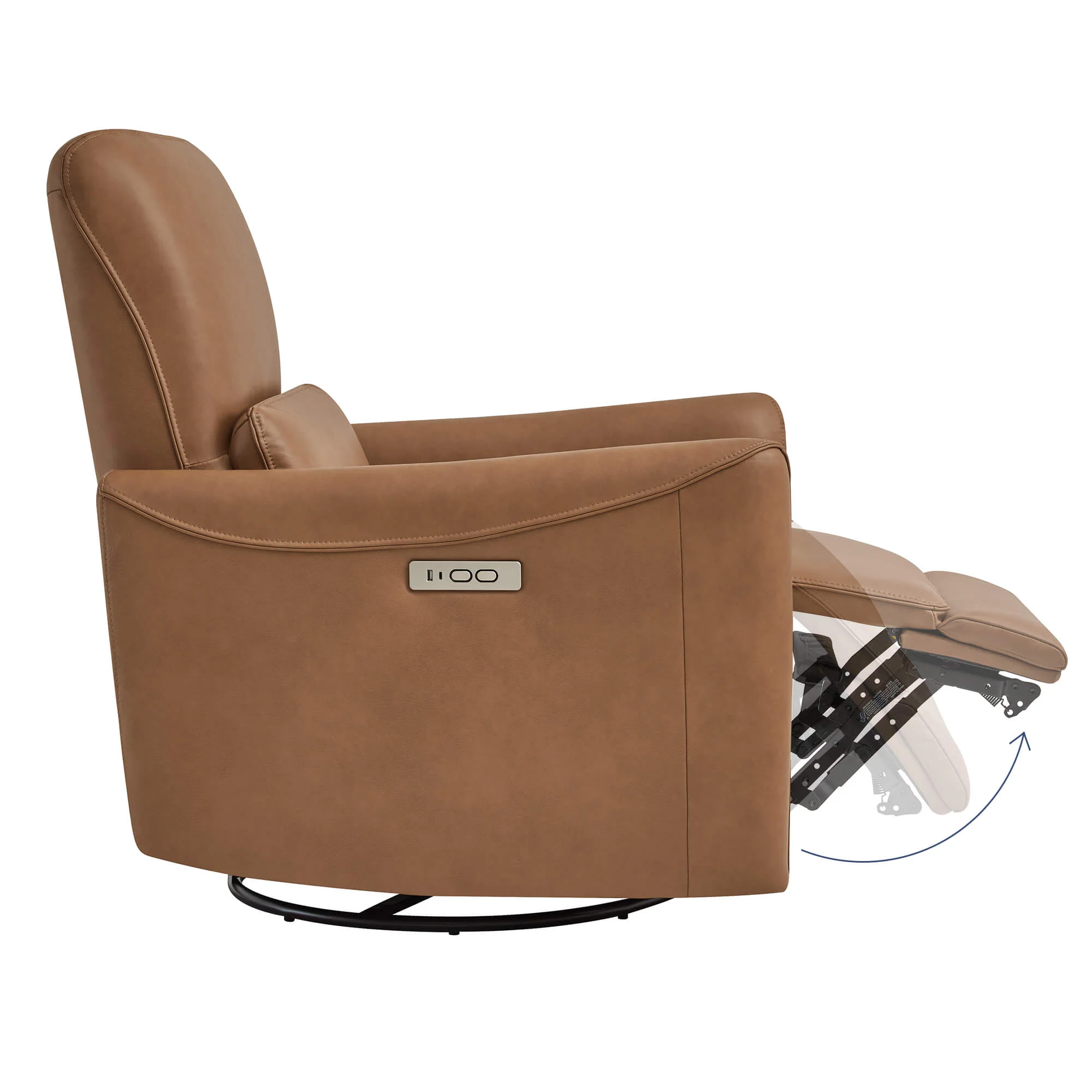 Tracee Modern Power Swivel Glider Recliner - Image 8