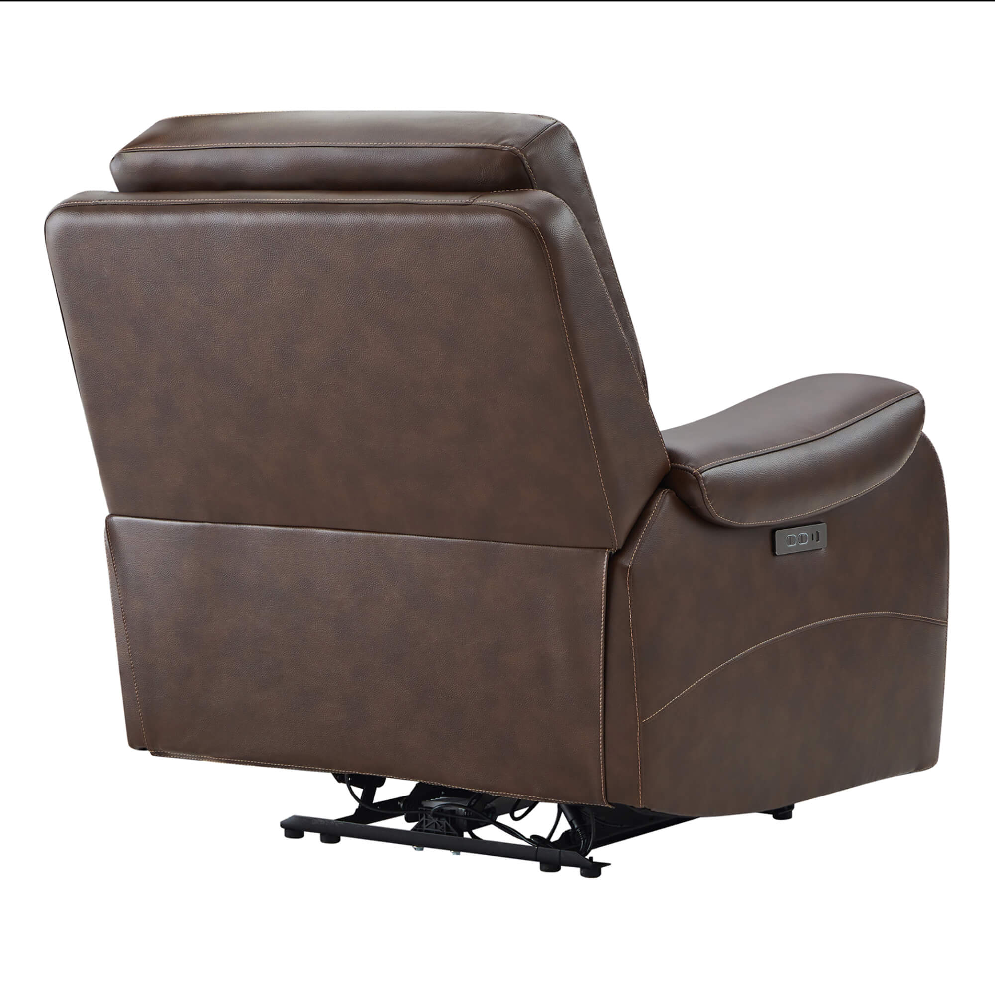 Noah Zero-Gravity Genuine Leather Recliner with Power Headrest - Image 14