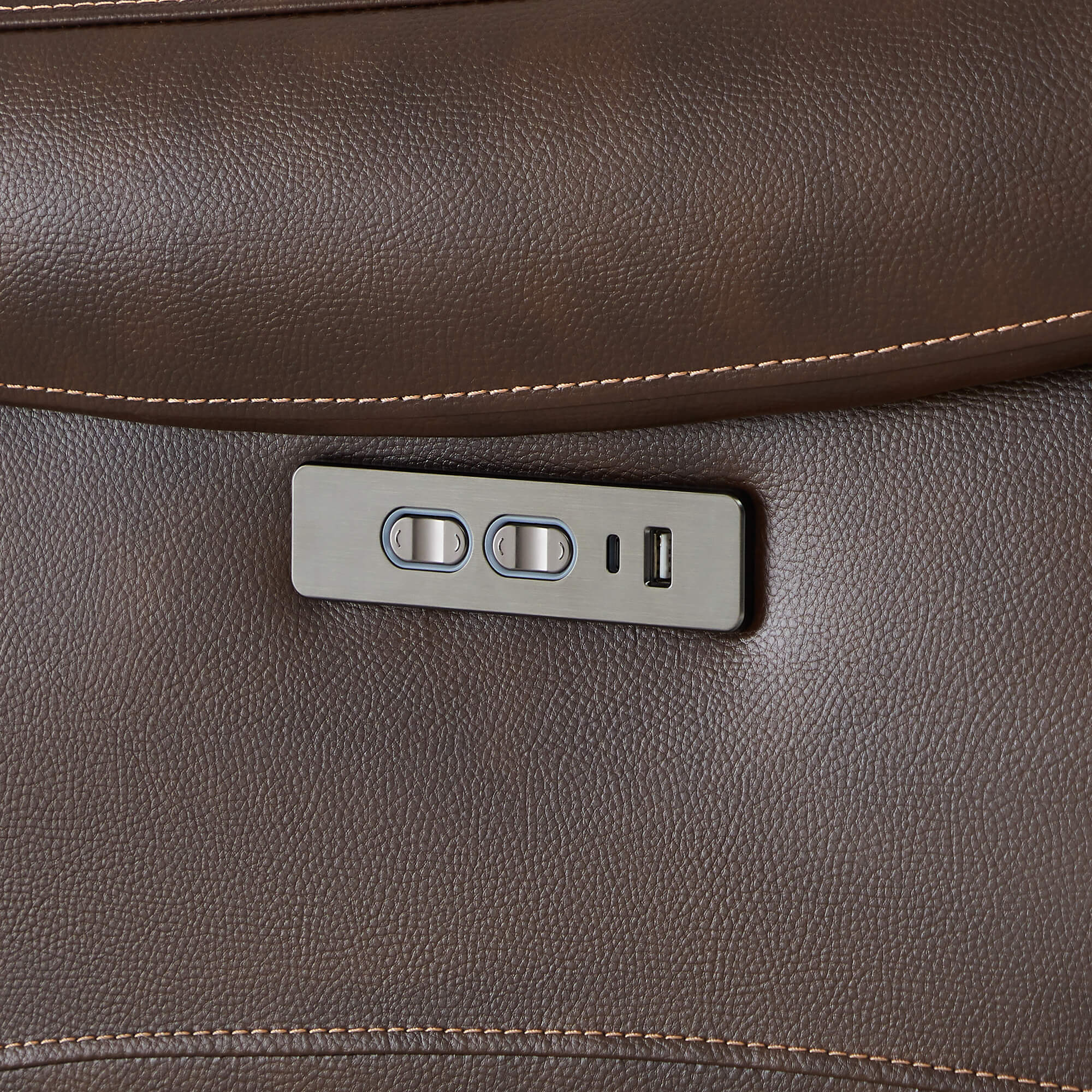 Noah Zero-Gravity Genuine Leather Recliner with Power Headrest - Image 16