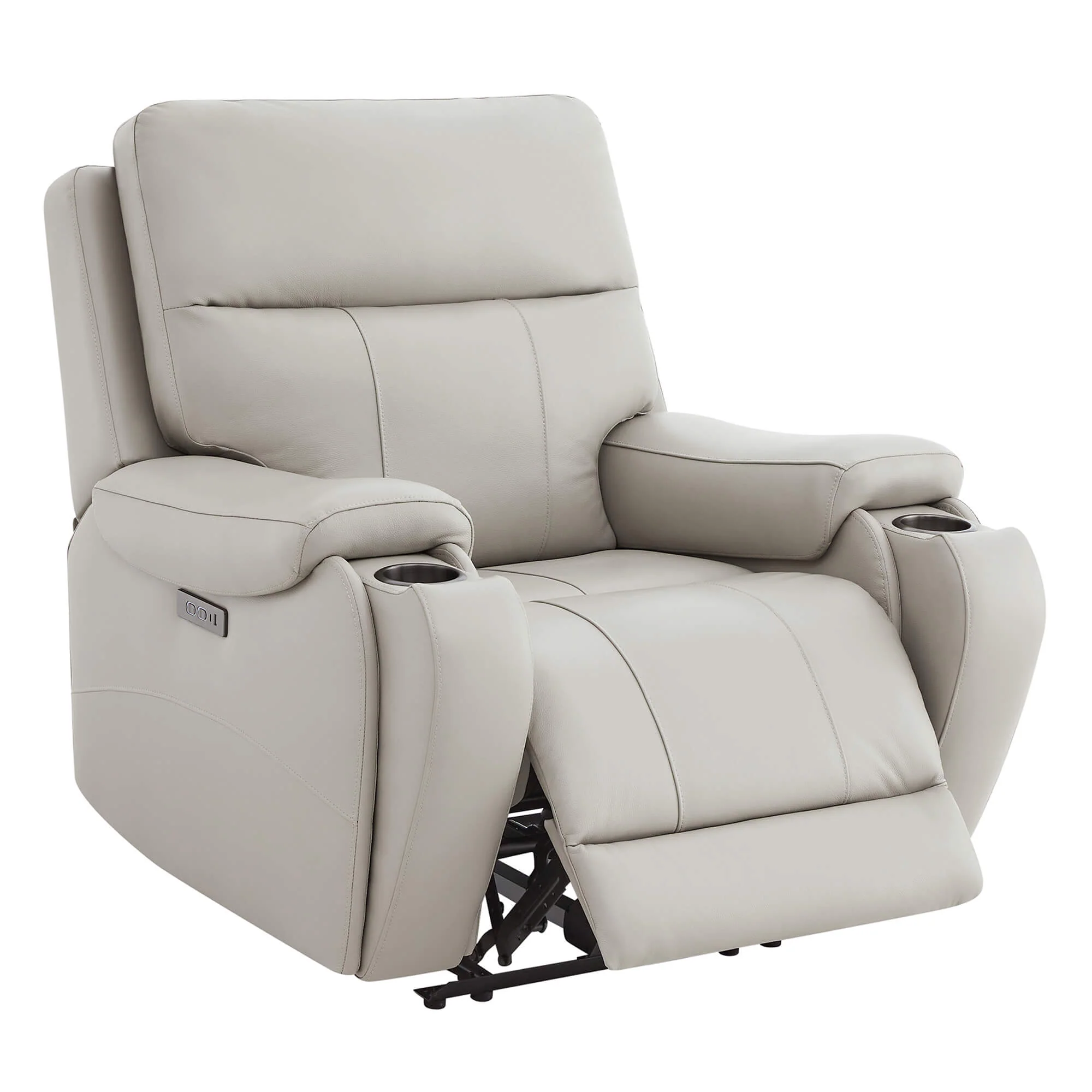 Noah Zero-Gravity Genuine Leather Recliner with Power Headrest - Image 33
