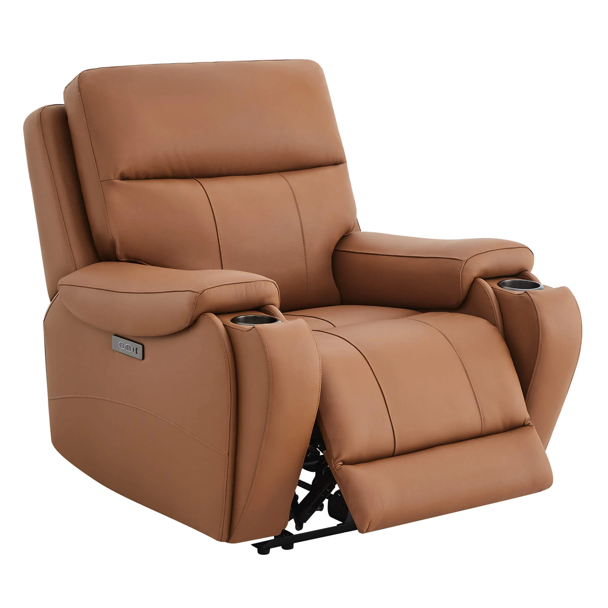 Noah Zero-Gravity Genuine Leather Recliner with Power Headrest - Image 46
