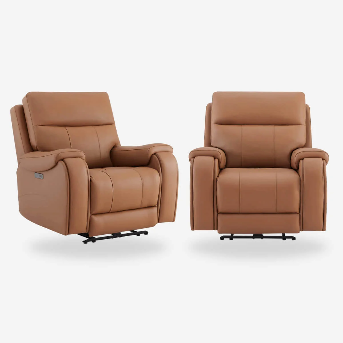 Noah Zero-Gravity Genuine Leather Recliner with Power Headrest - Image 56