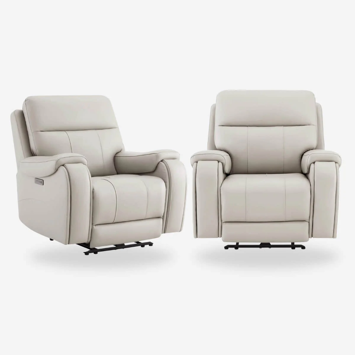 Noah Zero-Gravity Genuine Leather Recliner with Power Headrest - Image 57