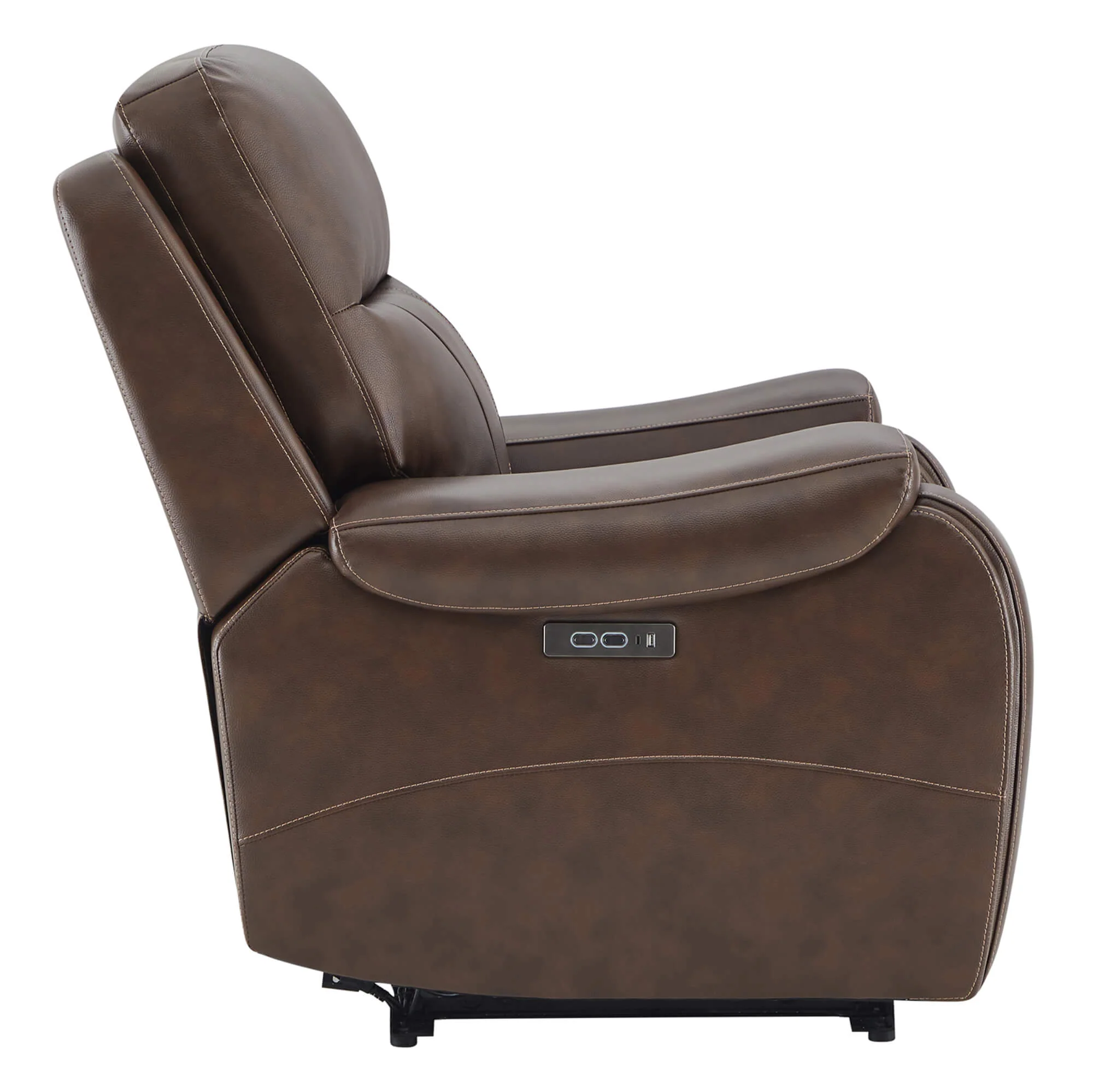 Noah Zero-Gravity Genuine Leather Recliner with Power Headrest - Image 7