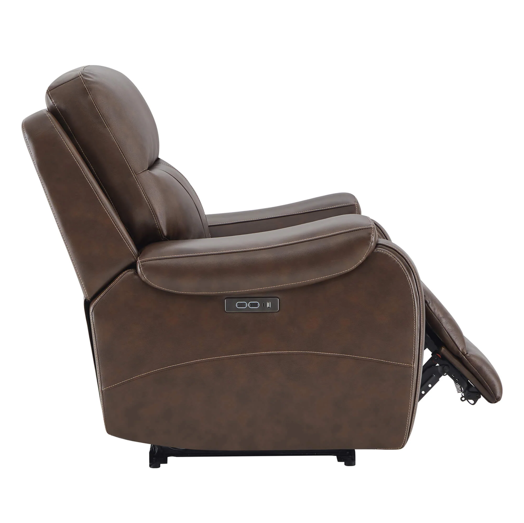 Noah Zero-Gravity Genuine Leather Recliner with Power Headrest - Image 8