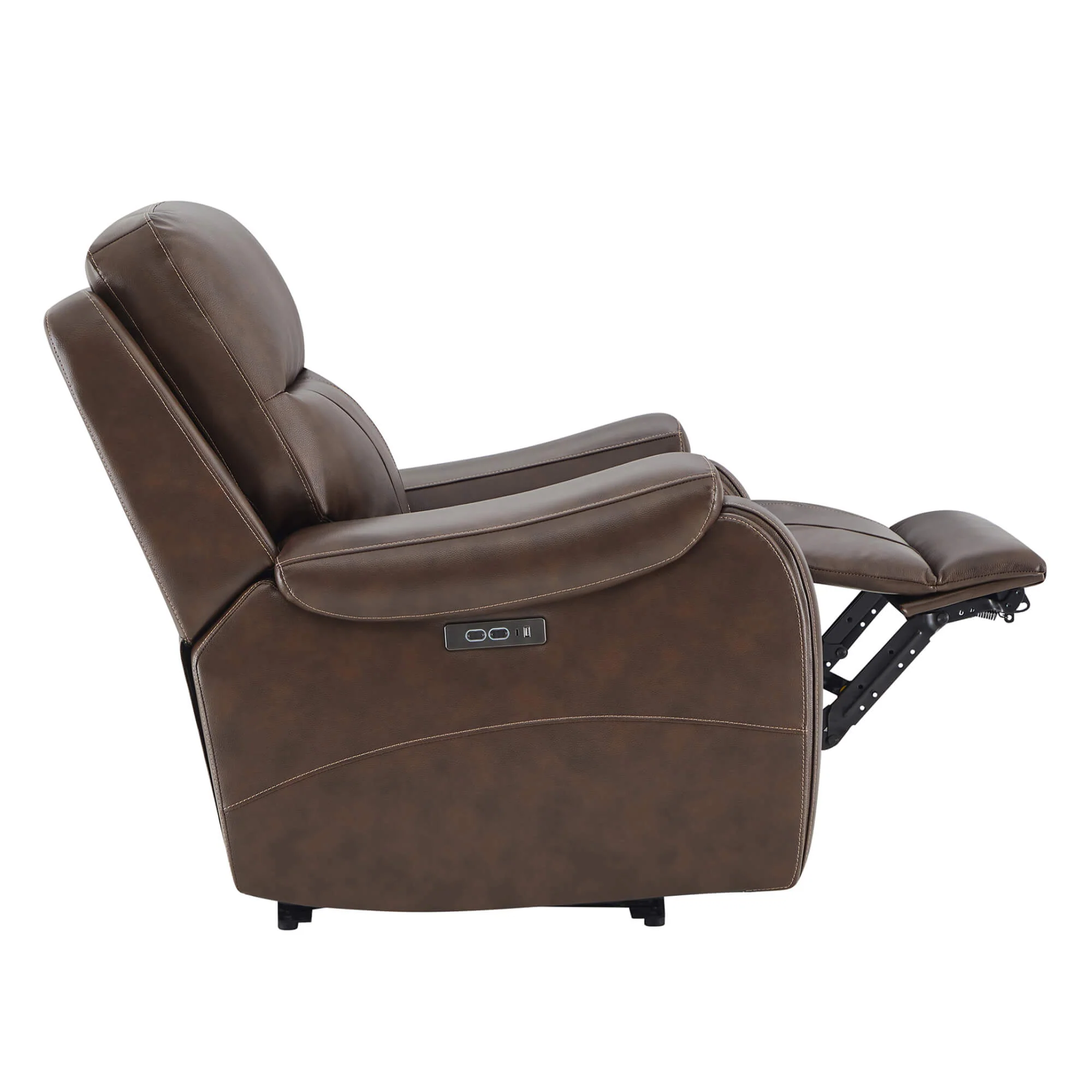 Noah Zero-Gravity Genuine Leather Recliner with Power Headrest - Image 9