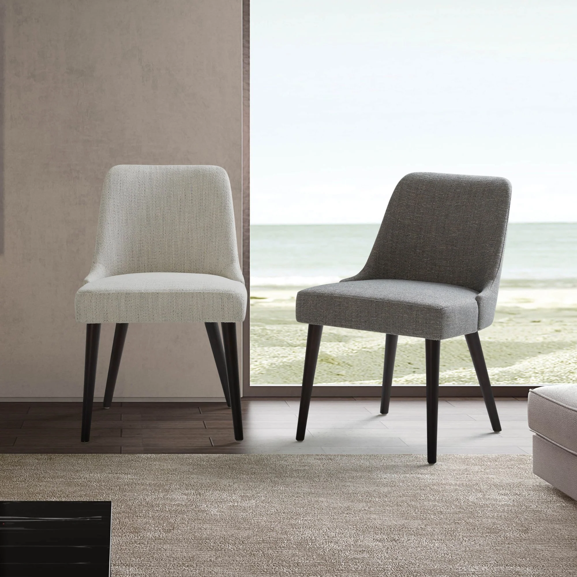 Rhett Upholstered Modern Dining Chair - Image 3