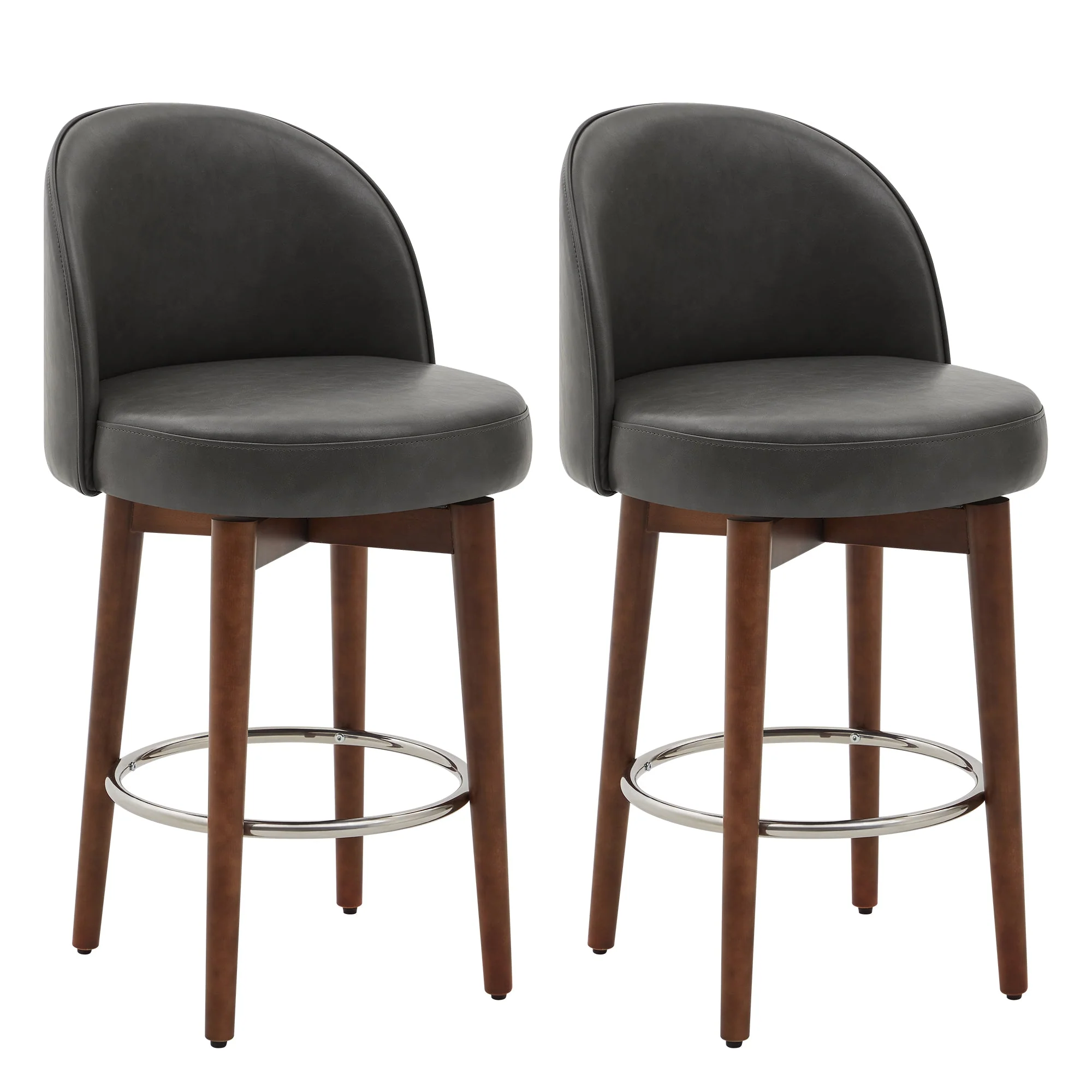 Rosa Swivel Counter Stool (Set of 2) - Image 16