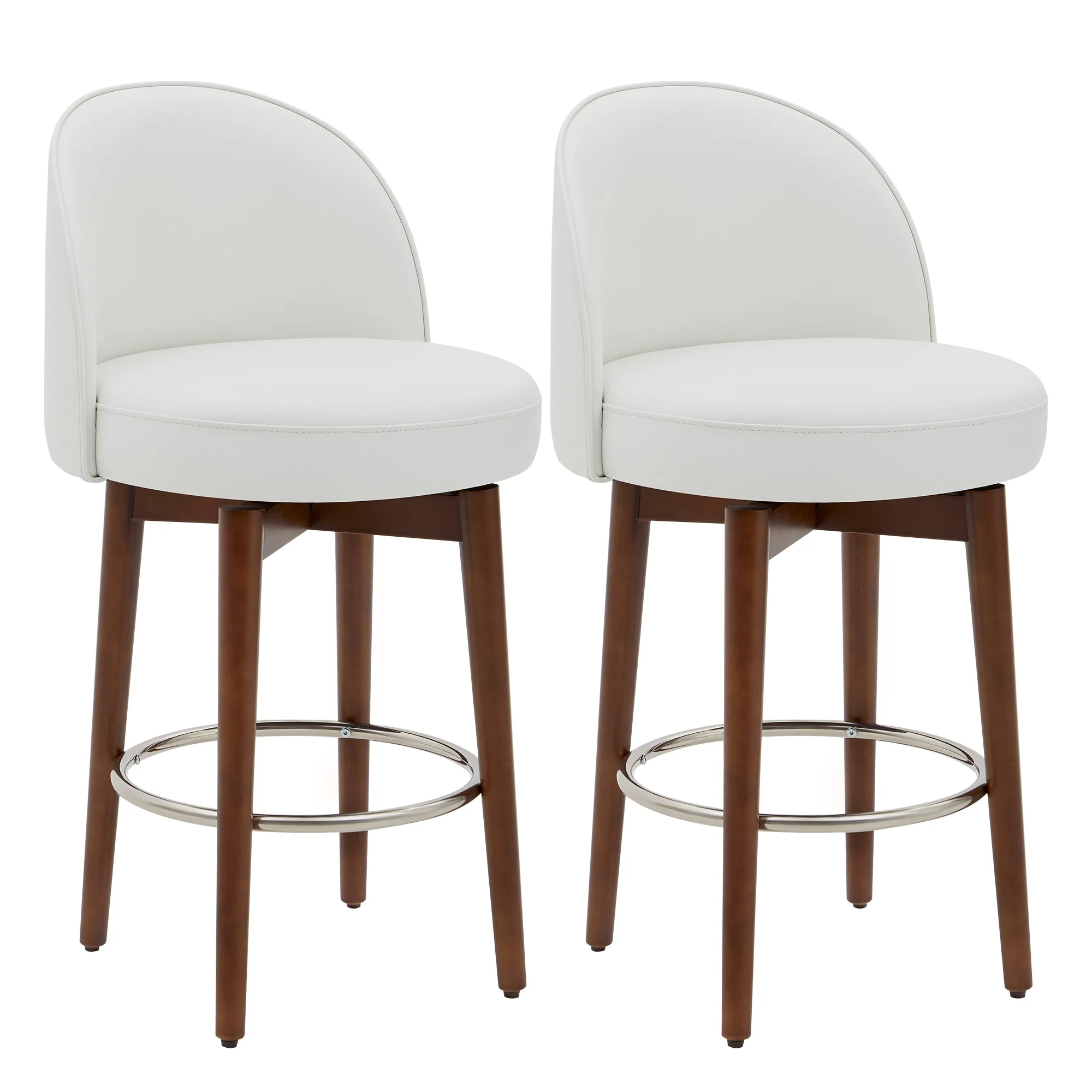 Rosa Swivel Counter Stool (Set of 2) - Image 6