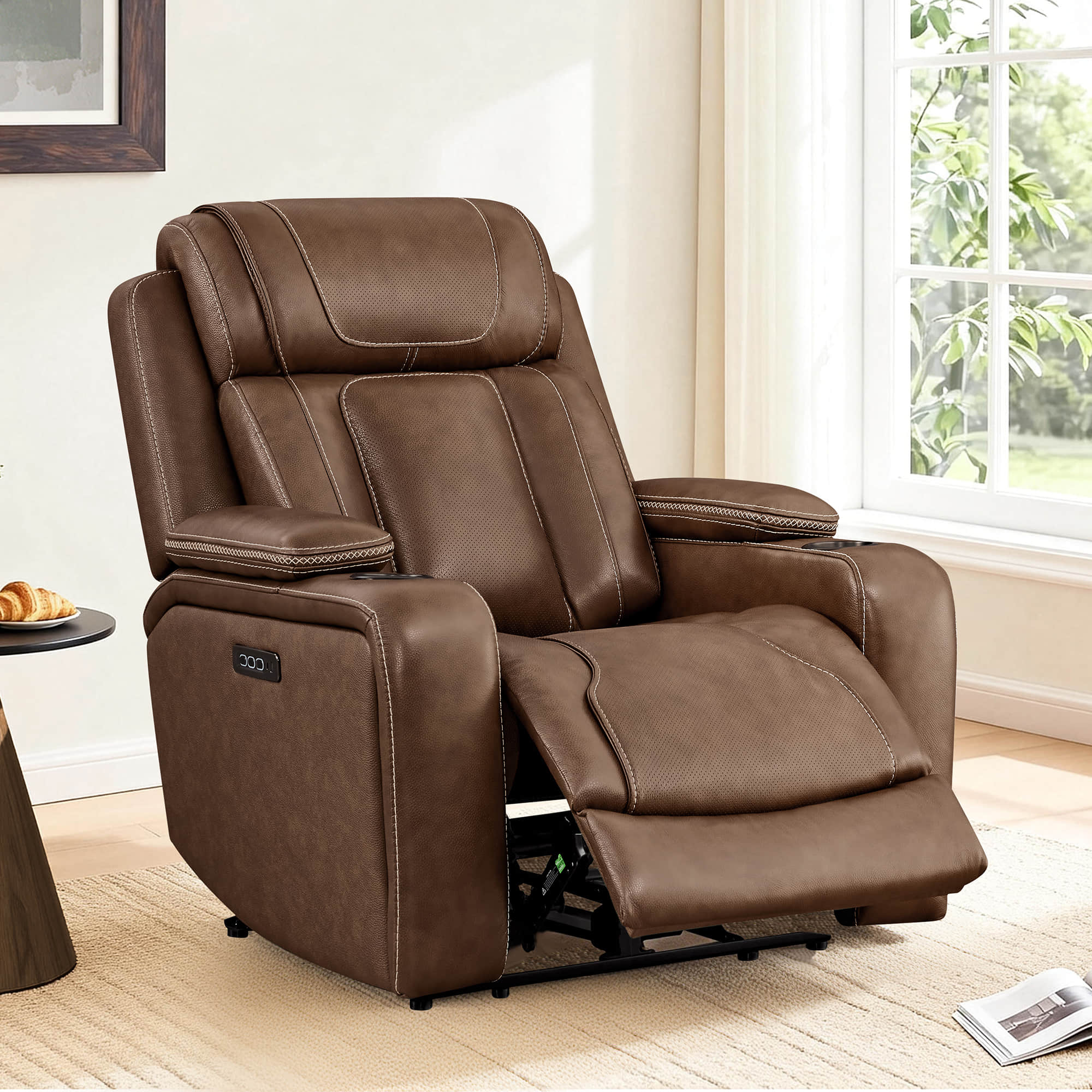 Sable Super Zero-gravity Triple-Motor Power Recliner with Storage - Image 11