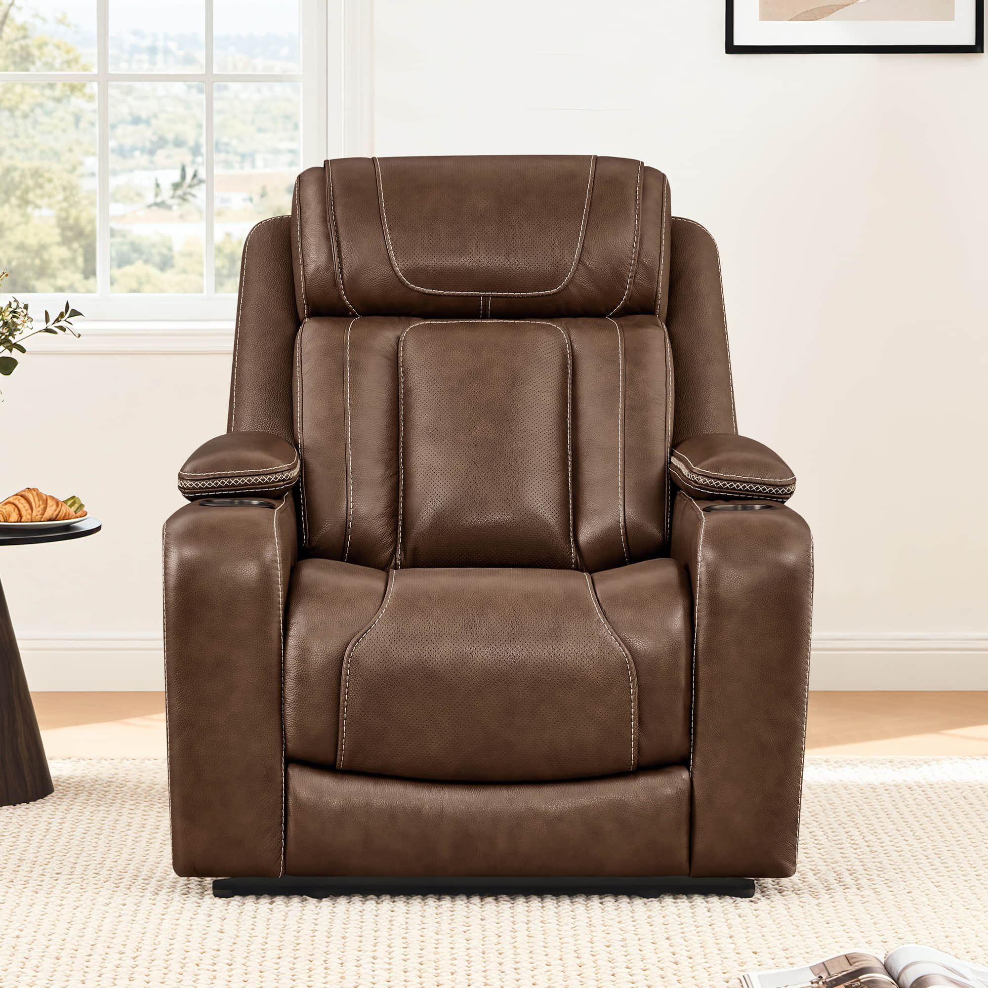Sable Super Zero-gravity Triple-Motor Power Recliner with Storage - Image 12