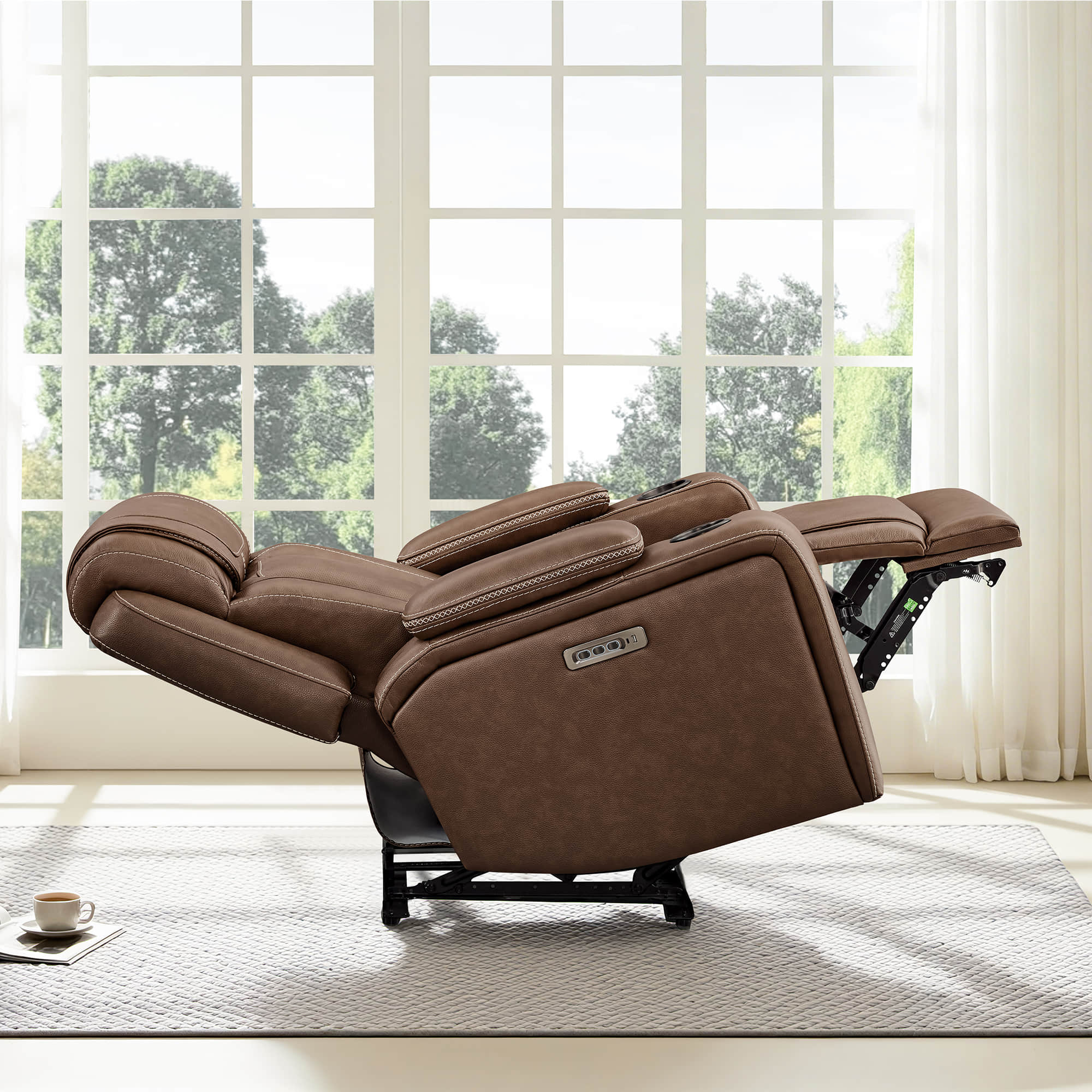 Sable Super Zero-gravity Triple-Motor Power Recliner with Storage - Image 13