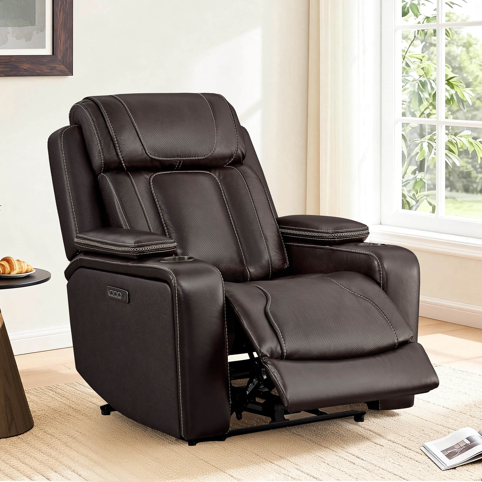 Sable Super Zero-gravity Triple-Motor Power Recliner with Storage - Image 15