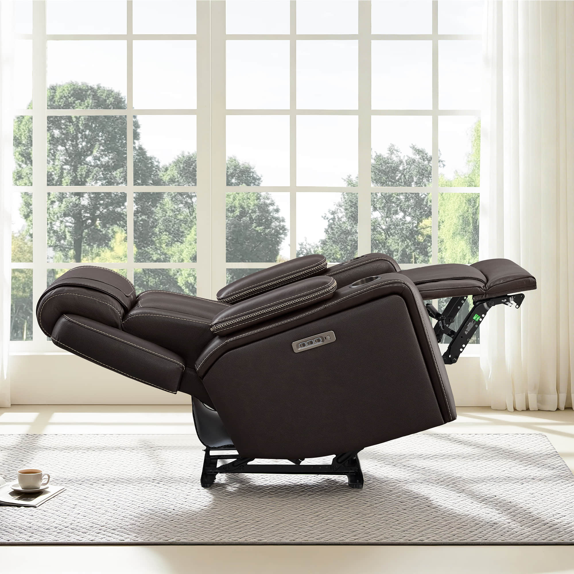 Sable Super Zero-gravity Triple-Motor Power Recliner with Storage - Image 17