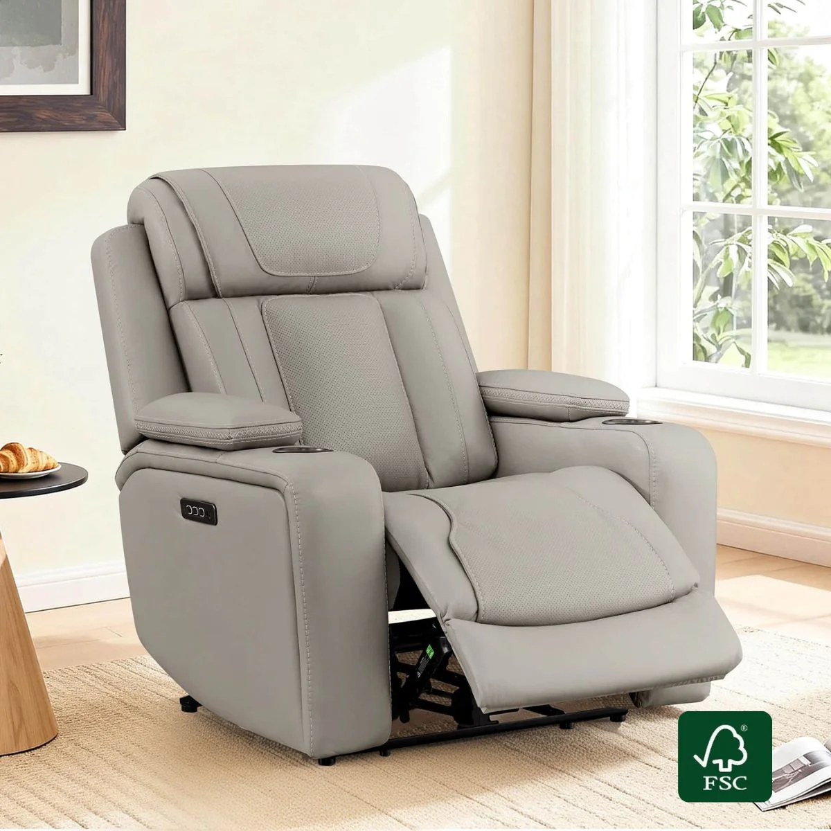 Sable Super Zero-gravity Triple-Motor Power Recliner with Storage - Image 18