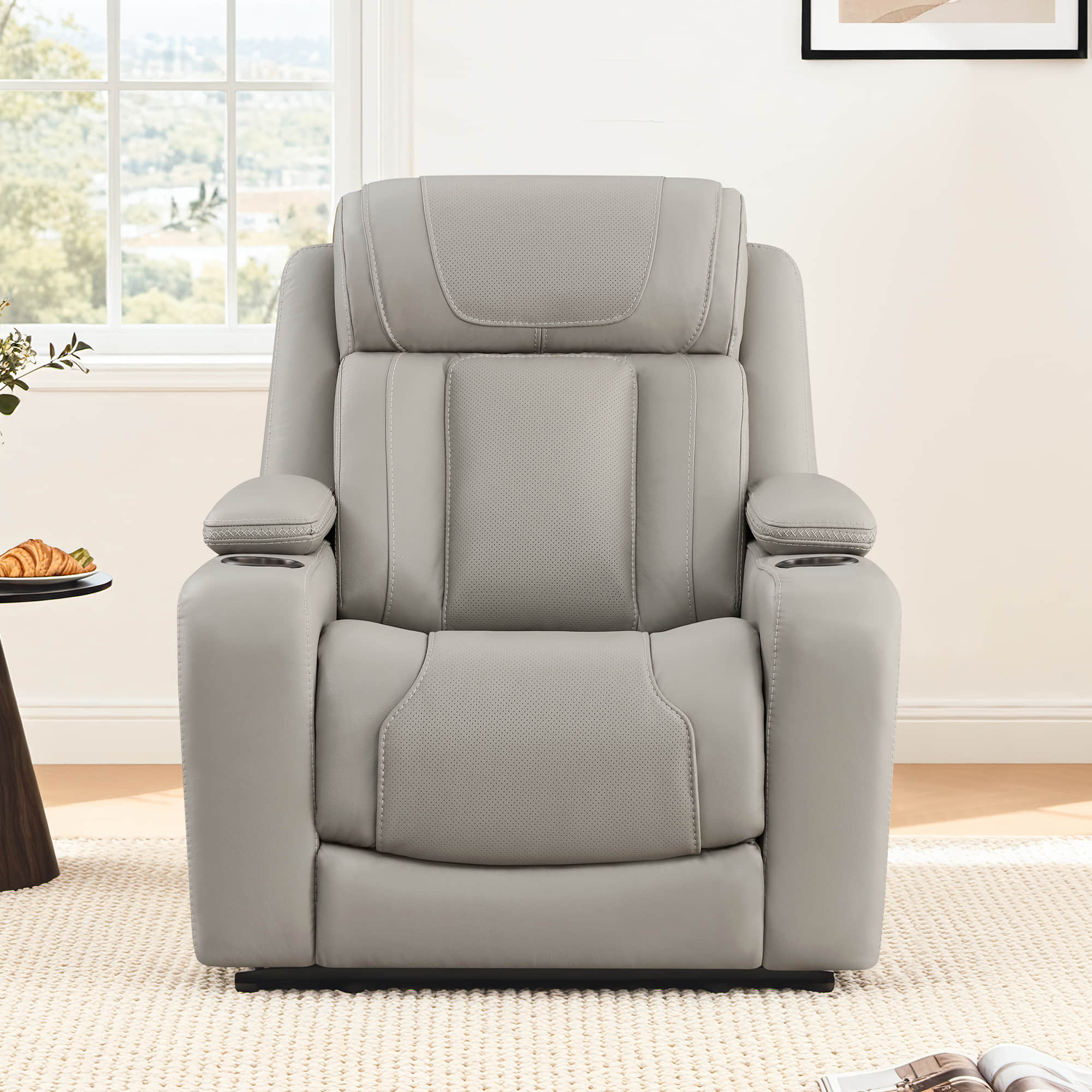 Sable Super Zero-gravity Triple-Motor Power Recliner with Storage - Image 20