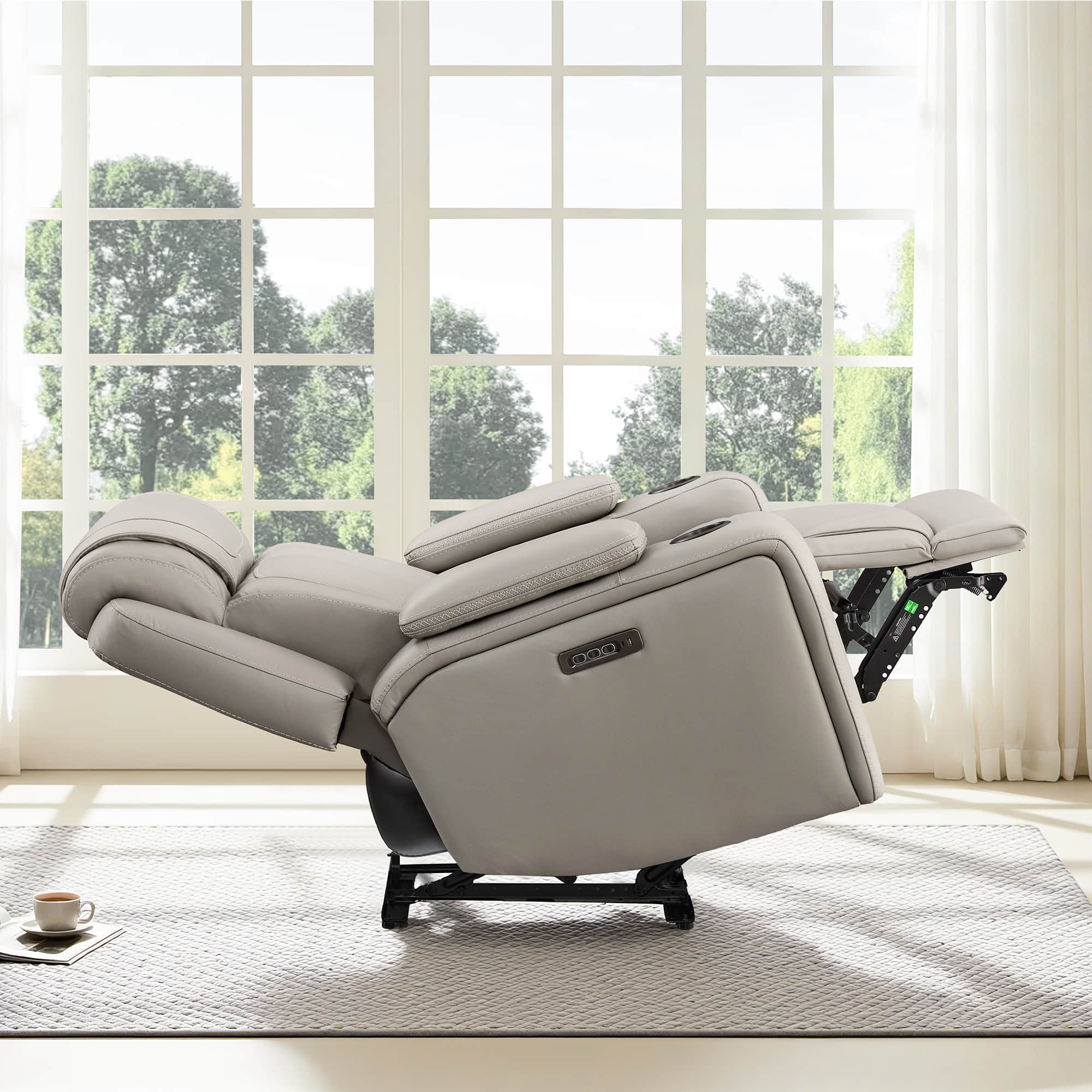 Sable Super Zero-gravity Triple-Motor Power Recliner with Storage - Image 21