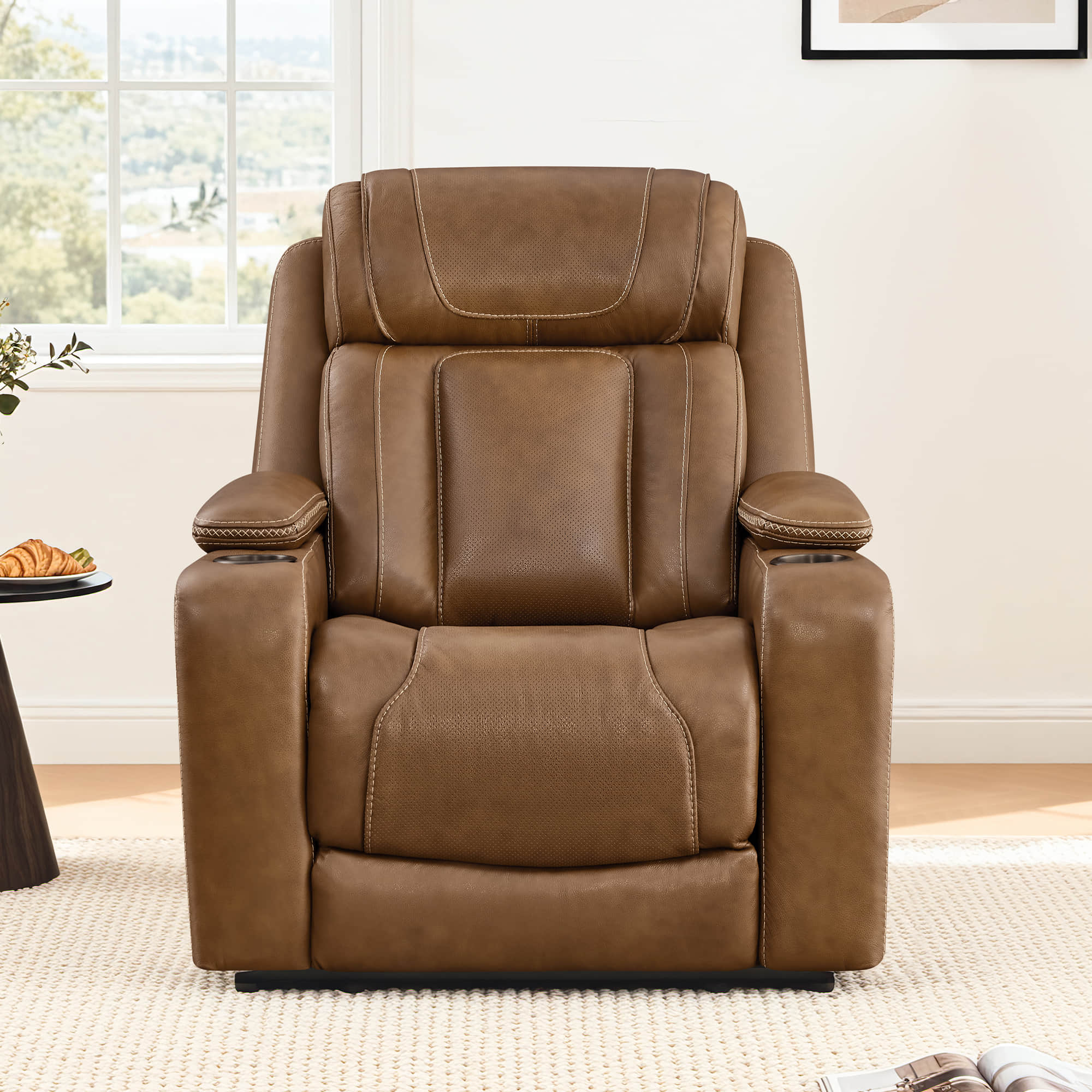 Sable Super Zero-gravity Triple-Motor Power Recliner with Storage - Image 4