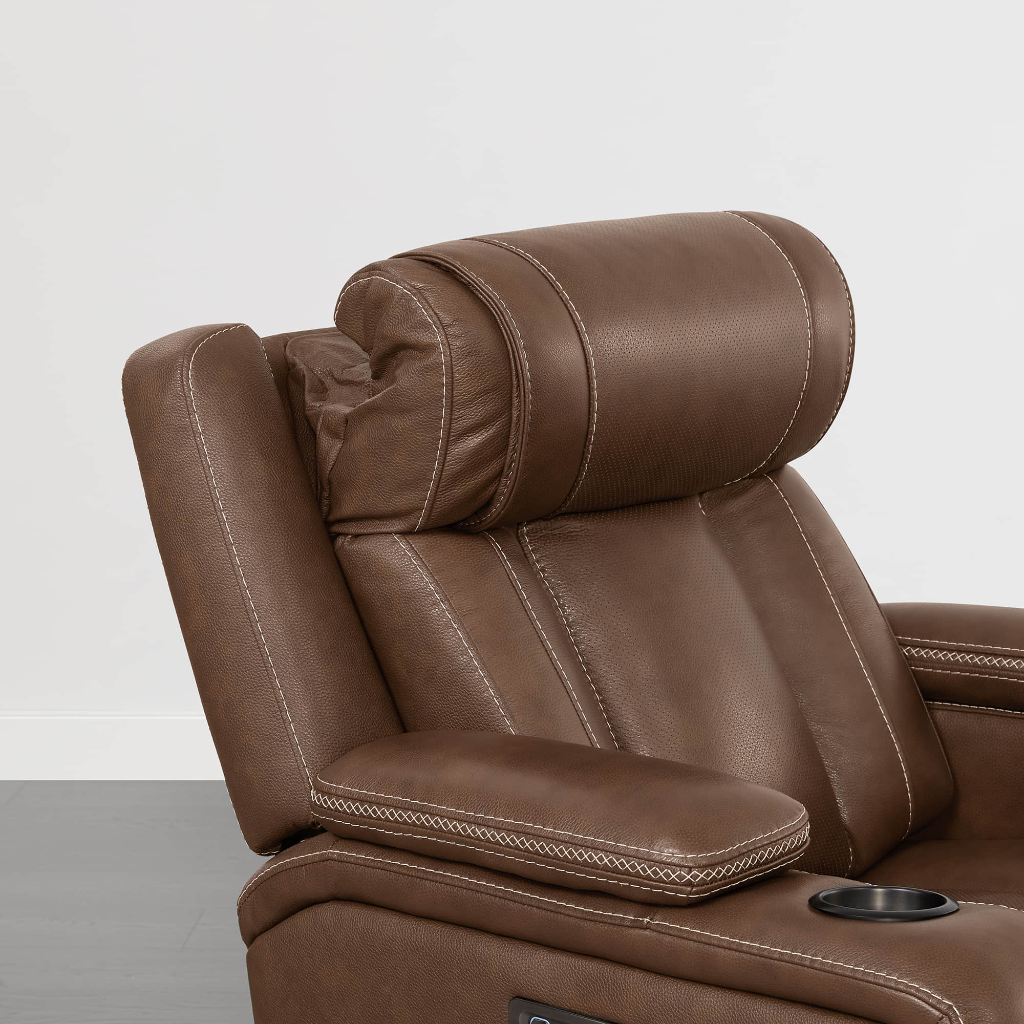 Sable Super Zero-gravity Triple-Motor Power Recliner with Storage - Image 40