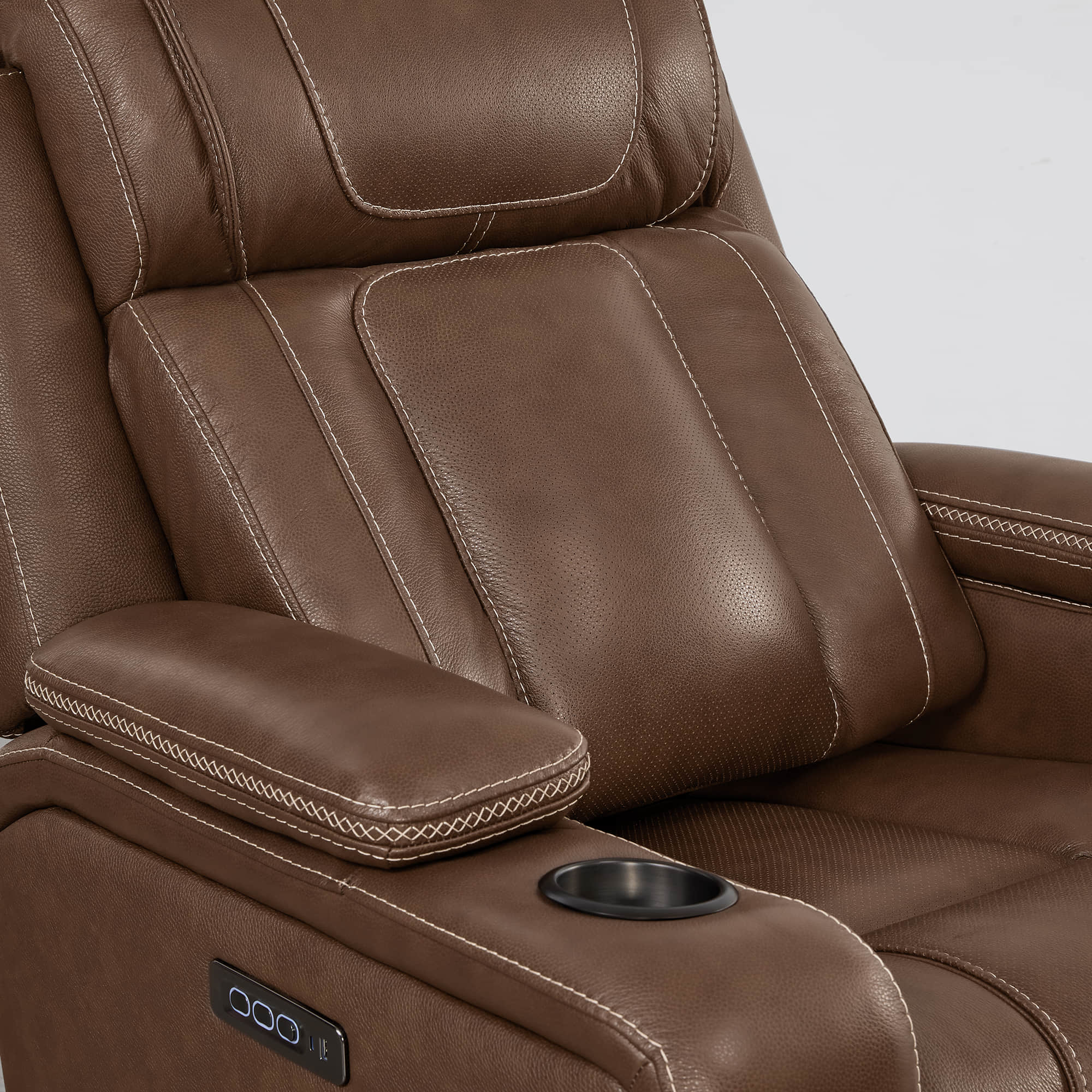 Sable Super Zero-gravity Triple-Motor Power Recliner with Storage - Image 41