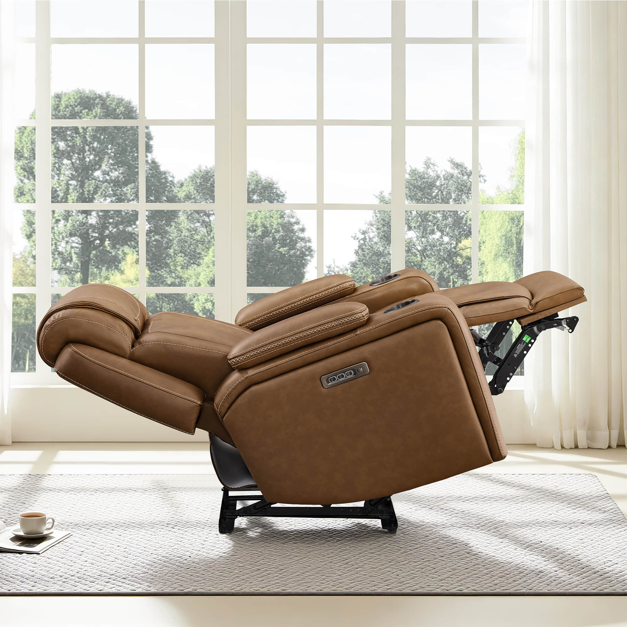 Sable Super Zero-gravity Triple-Motor Power Recliner with Storage - Image 5