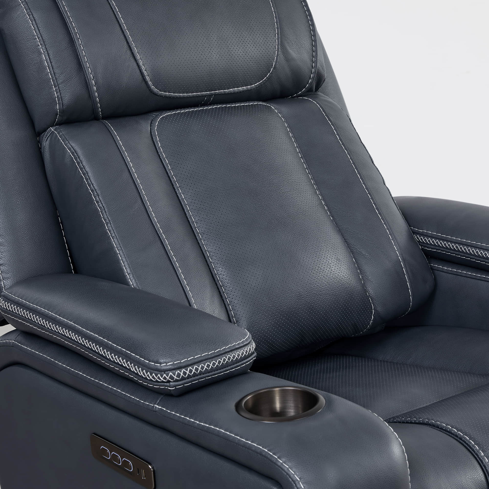 Sable Super Zero-gravity Triple-Motor Power Recliner with Storage - Image 52