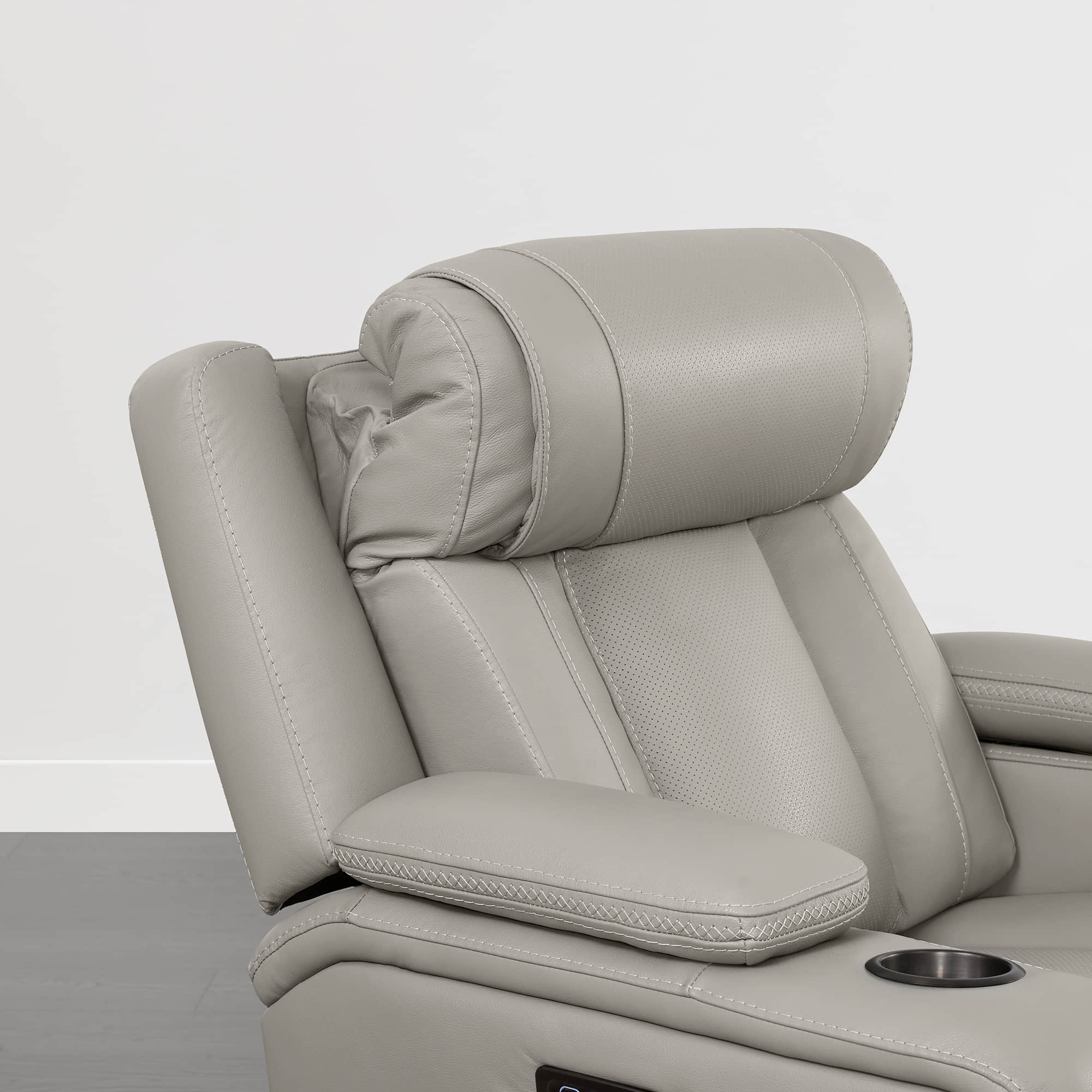 Sable Super Zero-gravity Triple-Motor Power Recliner with Storage - Image 62