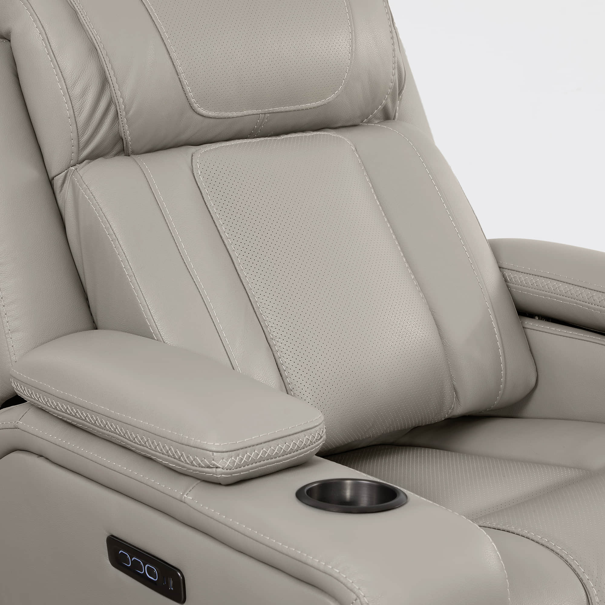 Sable Super Zero-gravity Triple-Motor Power Recliner with Storage - Image 63