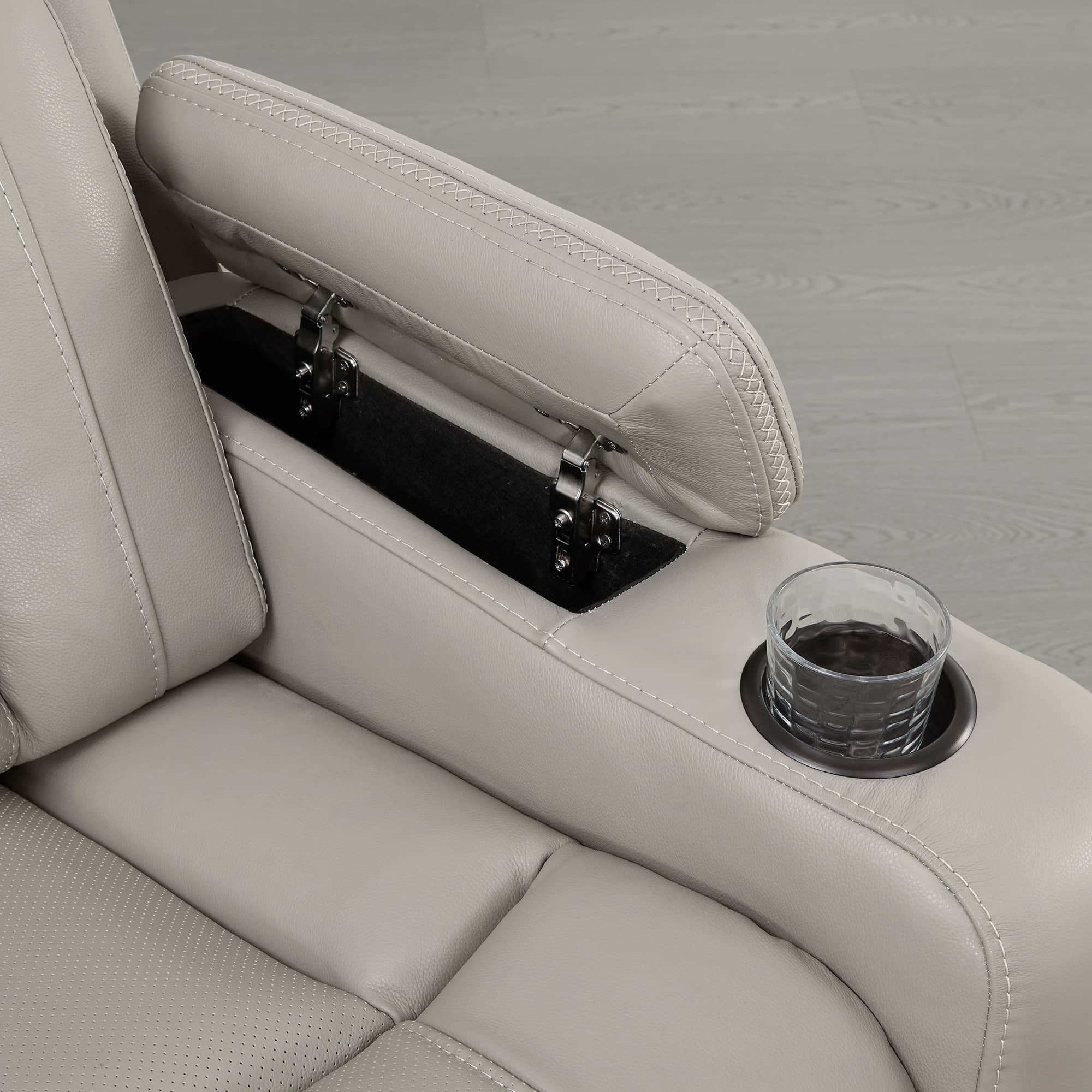 Sable Super Zero-gravity Triple-Motor Power Recliner with Storage - Image 64