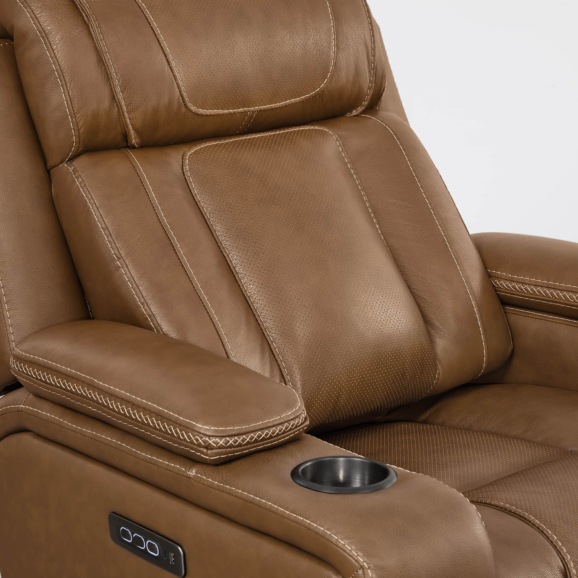 Sable Super Zero-gravity Triple-Motor Power Recliner with Storage - Image 74