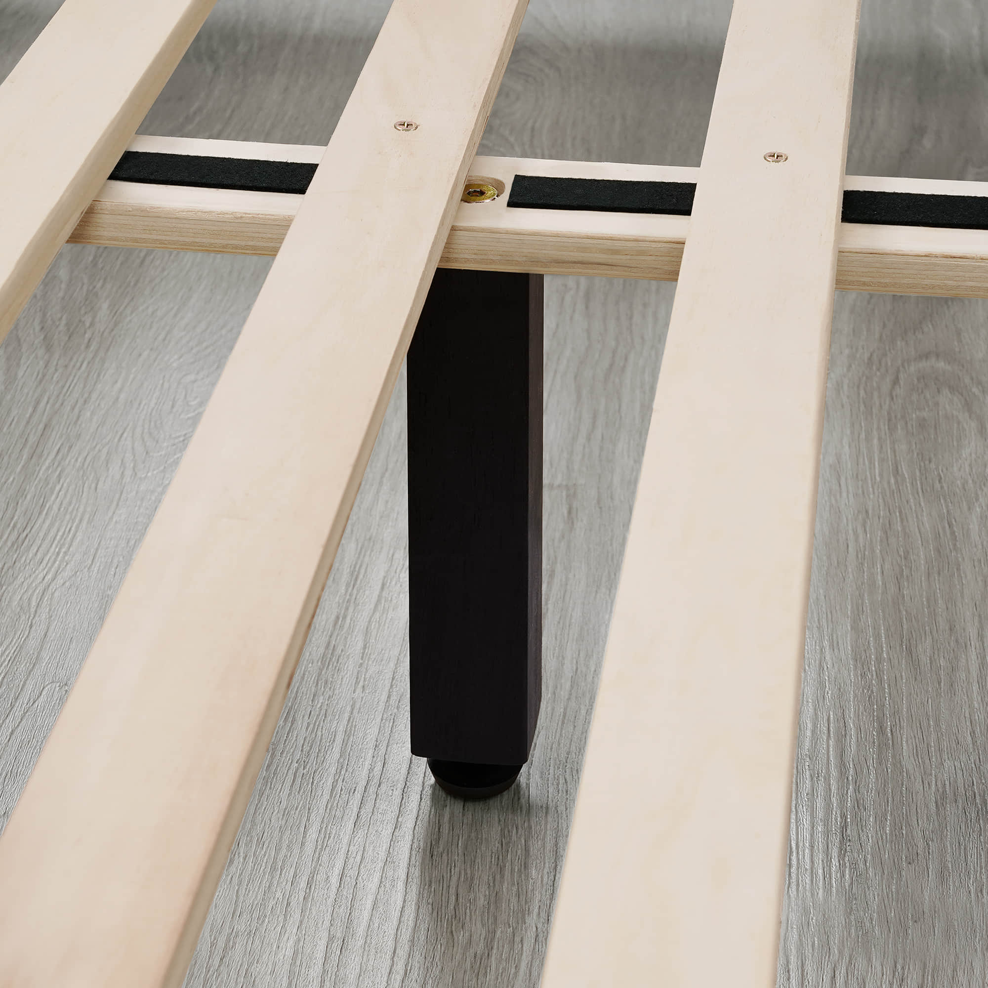 Serene Queen Contemporary Upholstered Platform Bed - Image 19