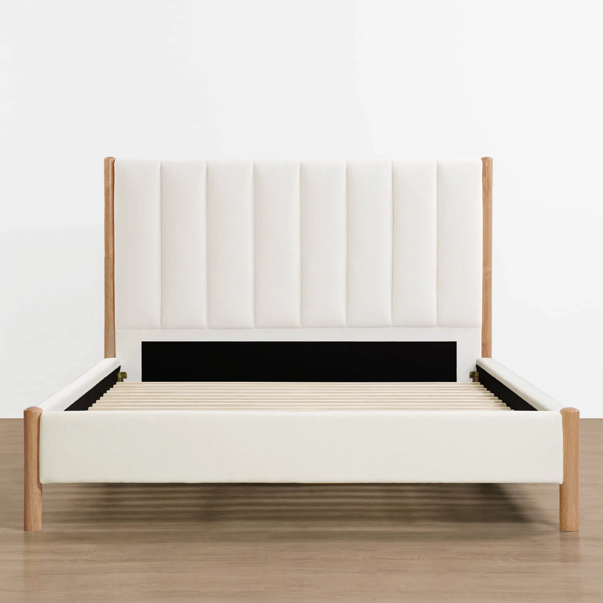 Serene Queen Contemporary Upholstered Platform Bed - Image 7