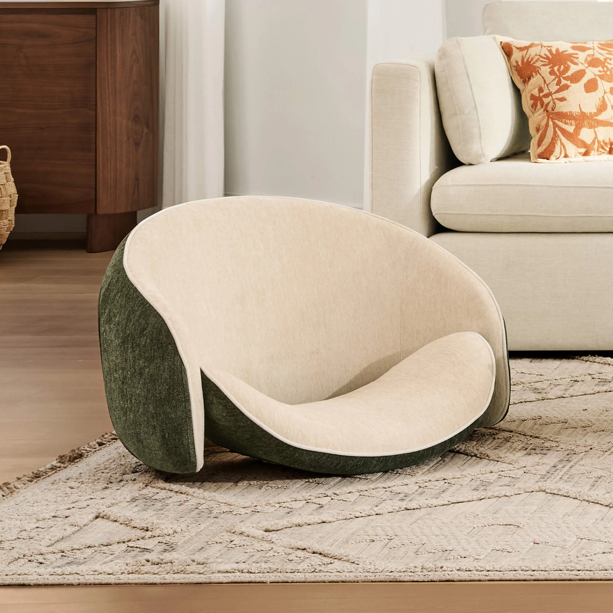 Sharely Transformable Pet-Friendly Floor Chair - Image 5