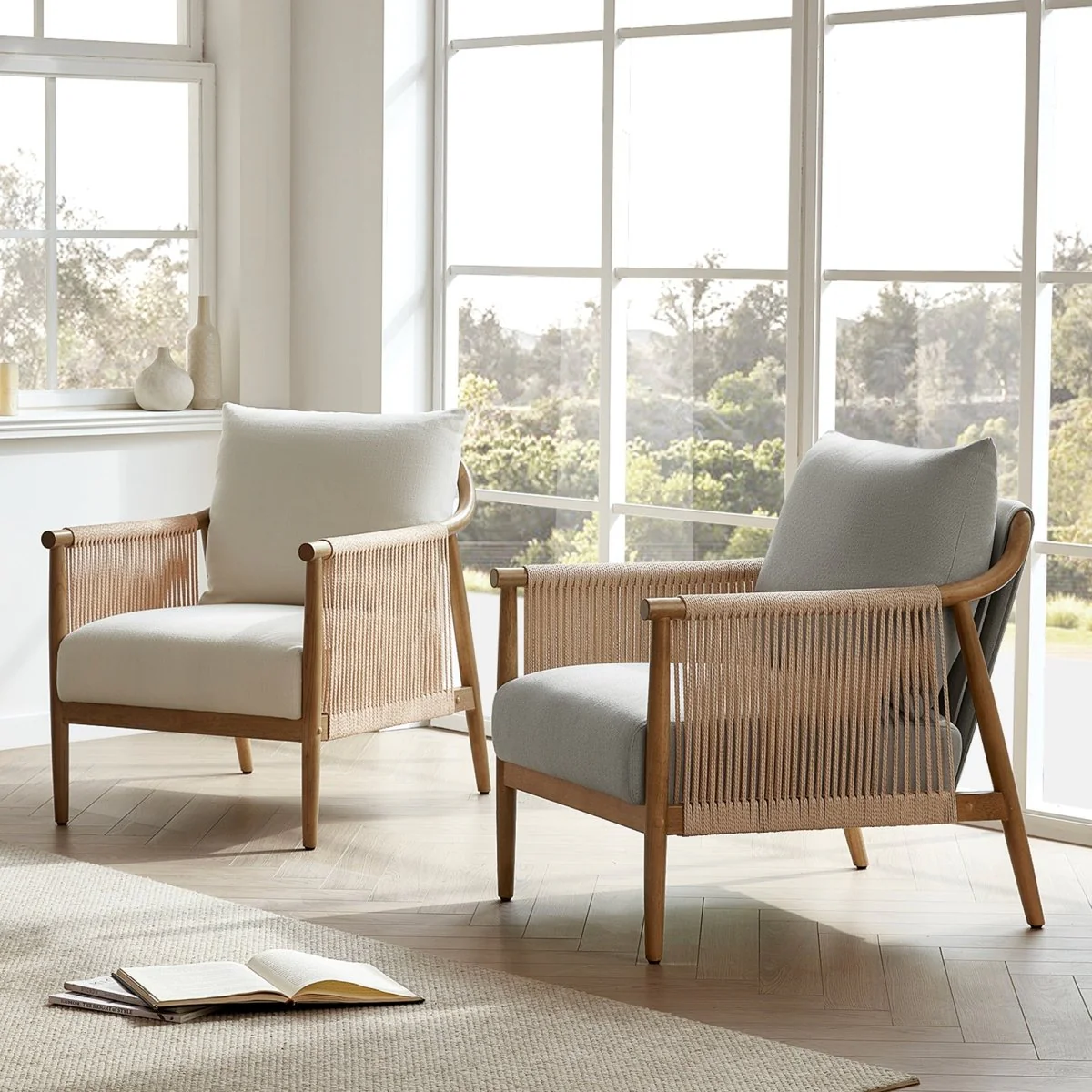 Sienna Modern Rope Accent Chair - Image 24