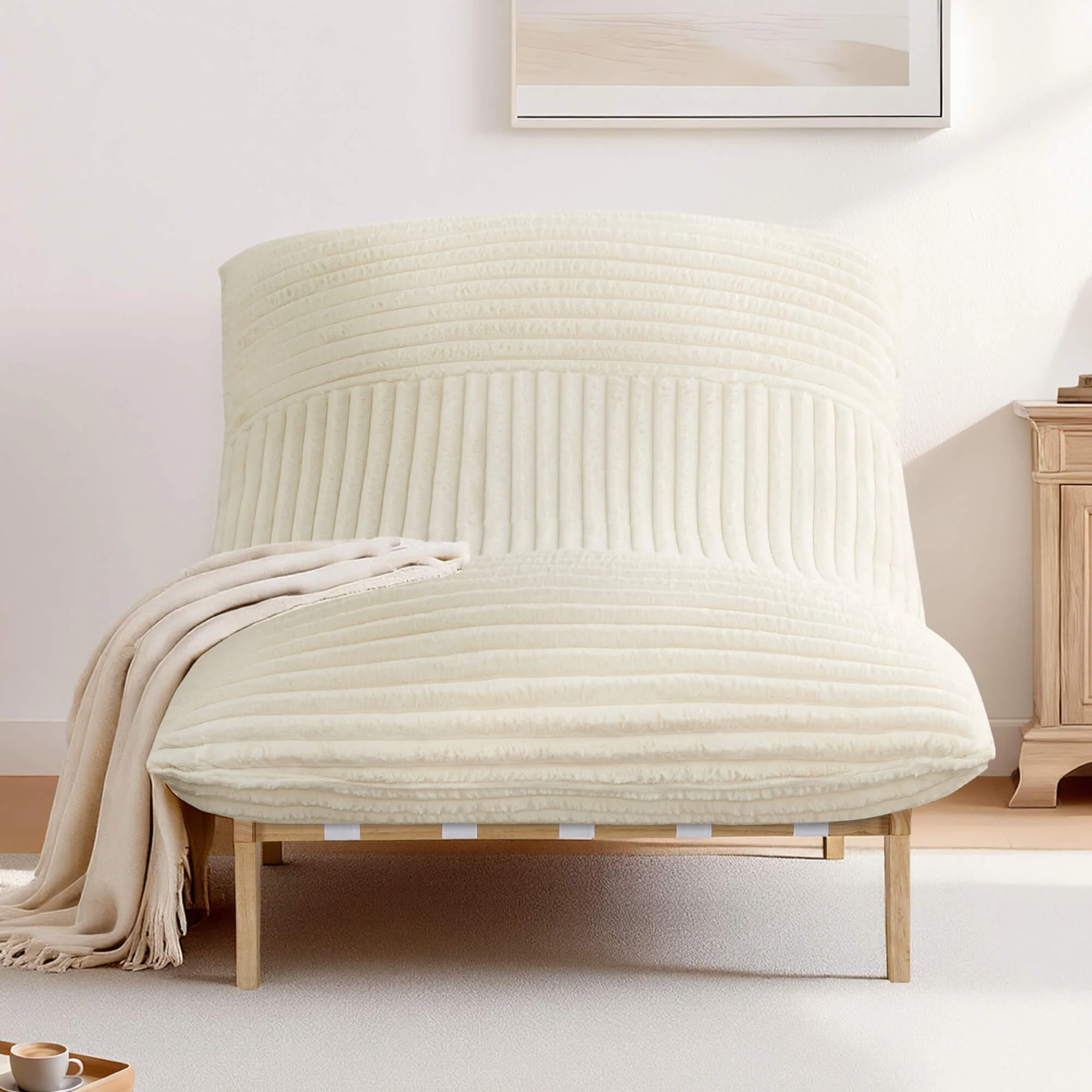 Snuggle Pod Over-sized Plush Accent Chair - Image 7