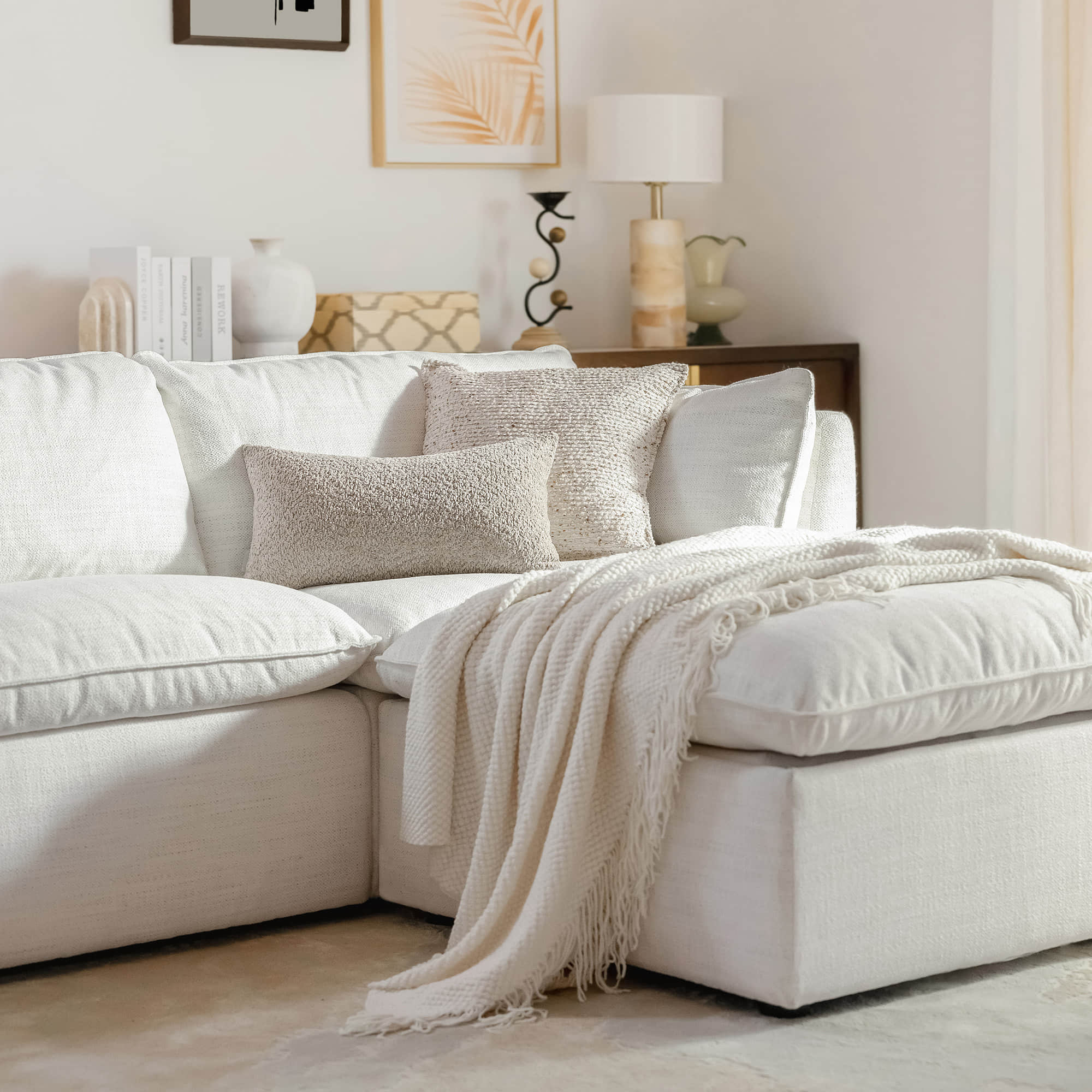 Sophia 6-Piece Feather Modular Sofa - Image 4