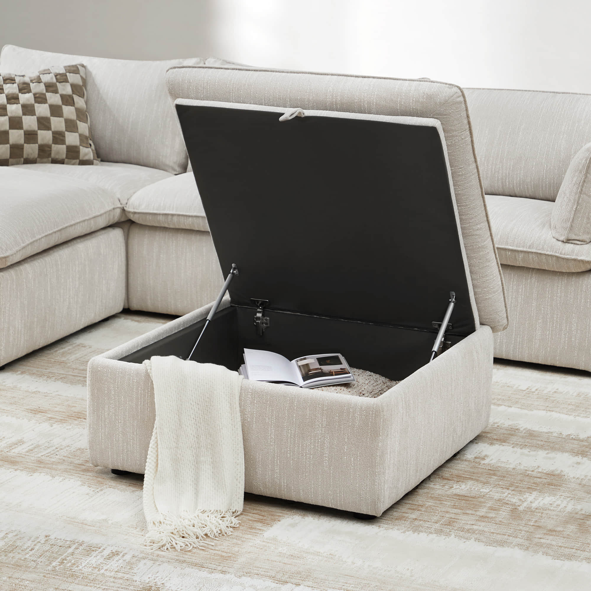 Sophia 6-Piece Feather Modular Sofa - Image 26