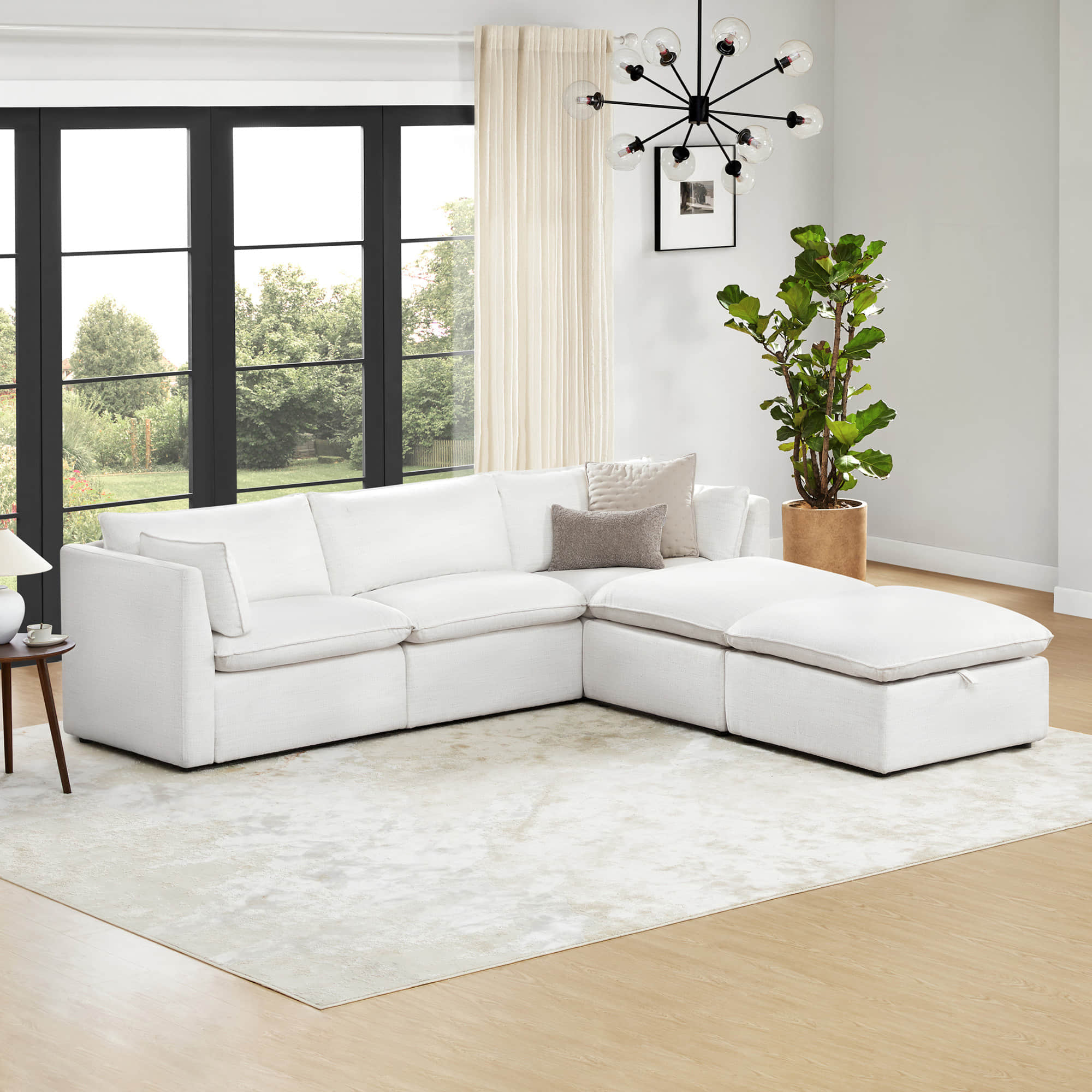 Sophia 5-Piece Feather Modular Sofa - Image 3