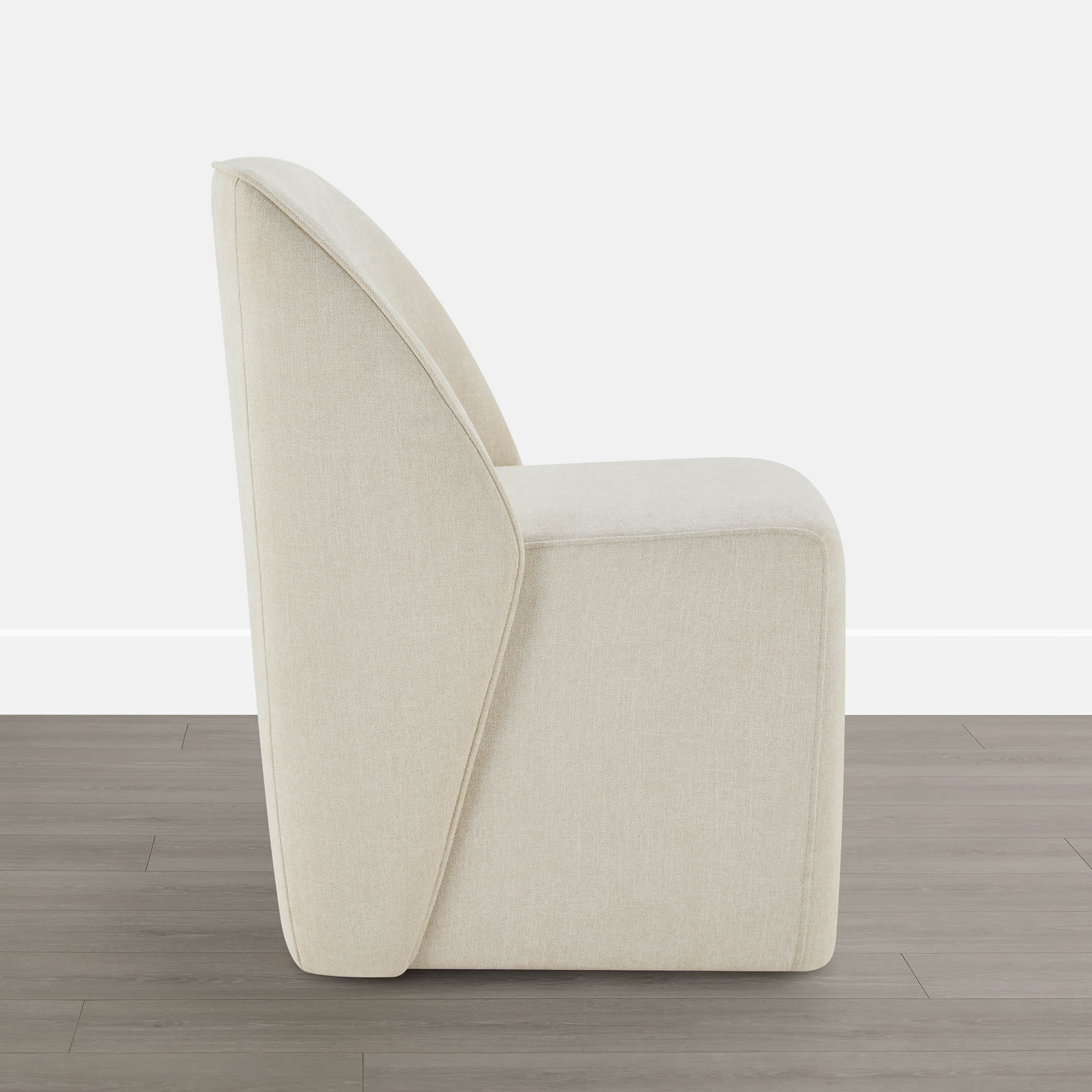 Soren Leather Rolling Dining Chair with Caster Base (Set of 2) - Image 12