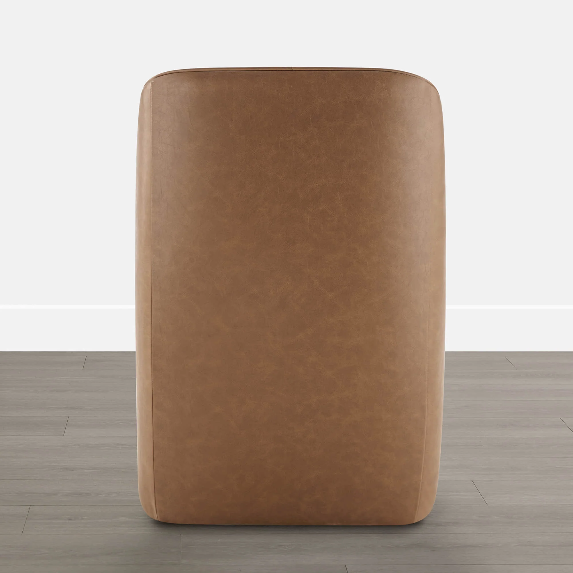 Soren Leather Rolling Dining Chair with Caster Base (Set of 2) - Image 16