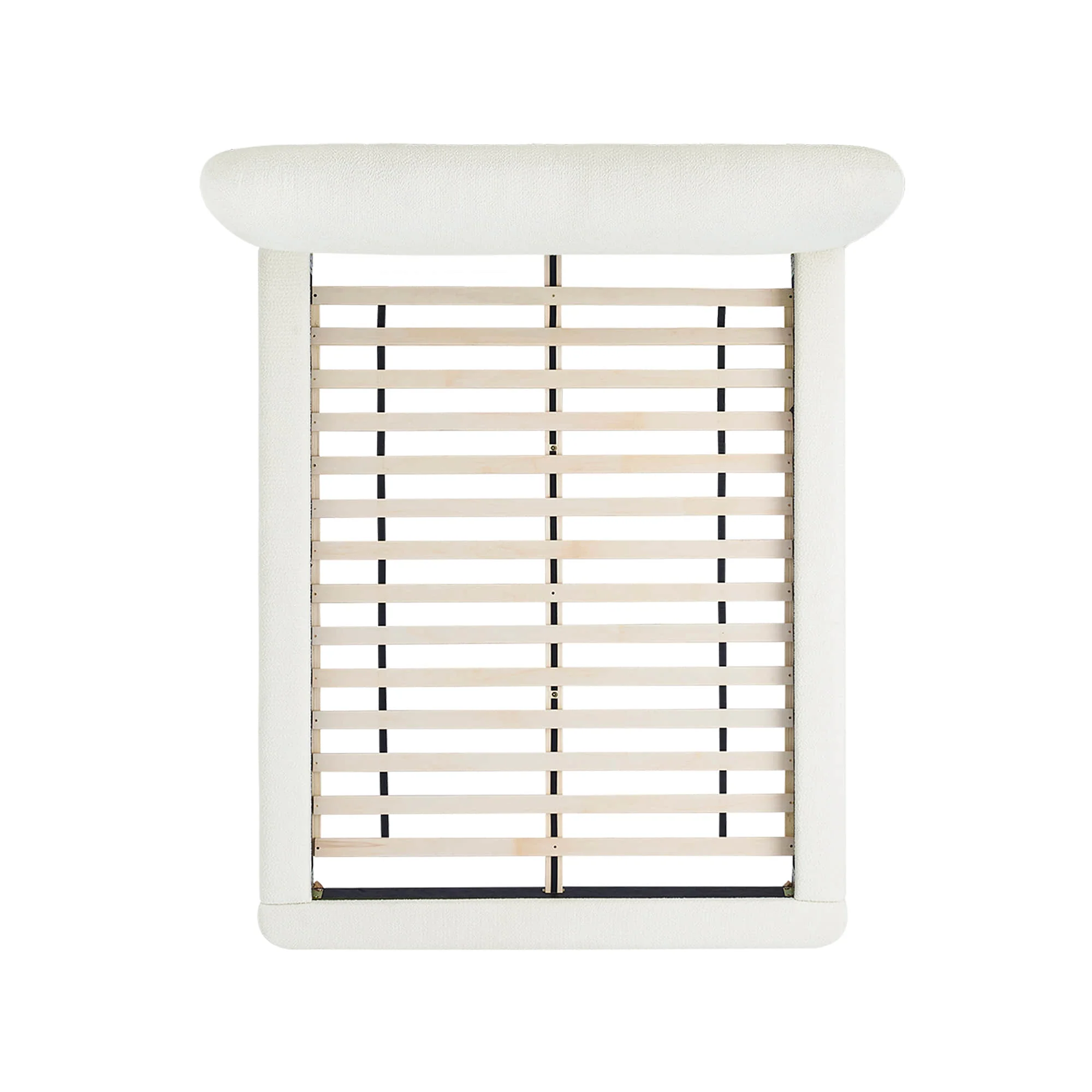 Teleri Modern Platform Bed with Wood Leg - Image 8