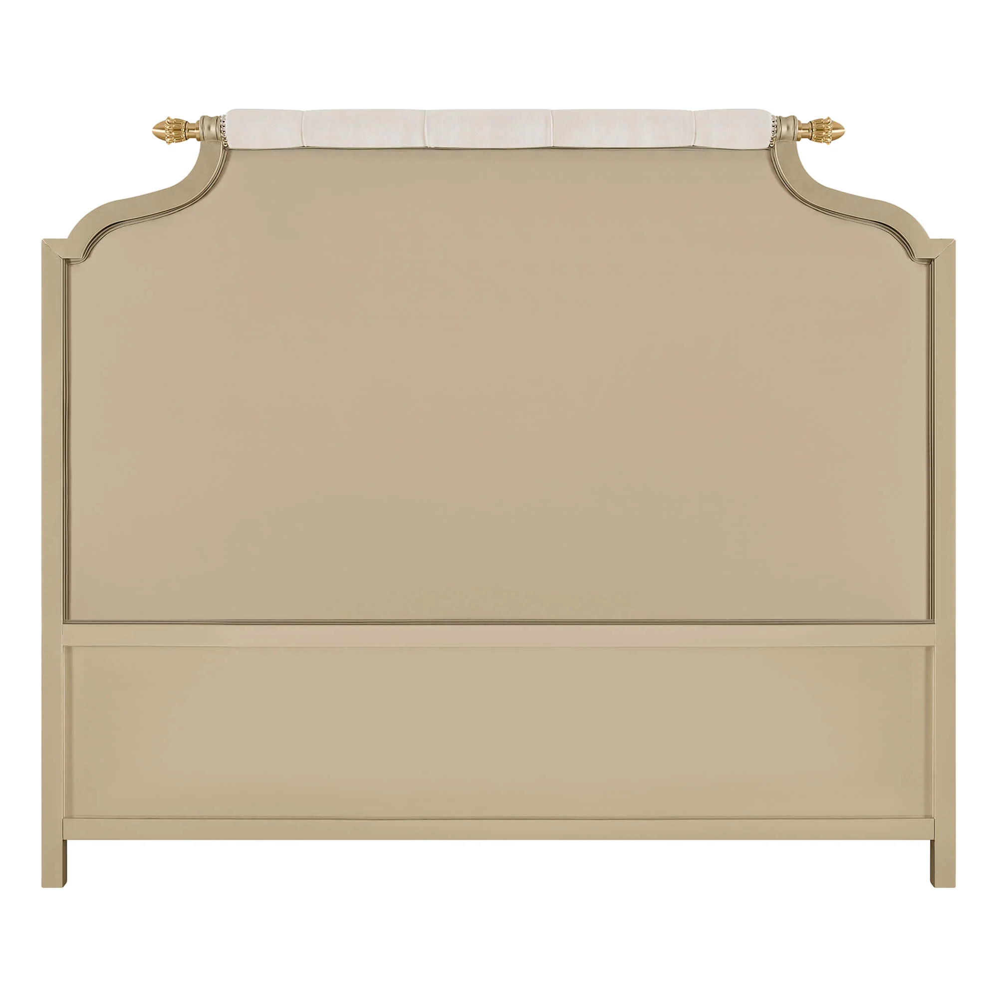 Teresa Classic Birchwood Tufted Upholstered Platform Bed - King Size - Image 9