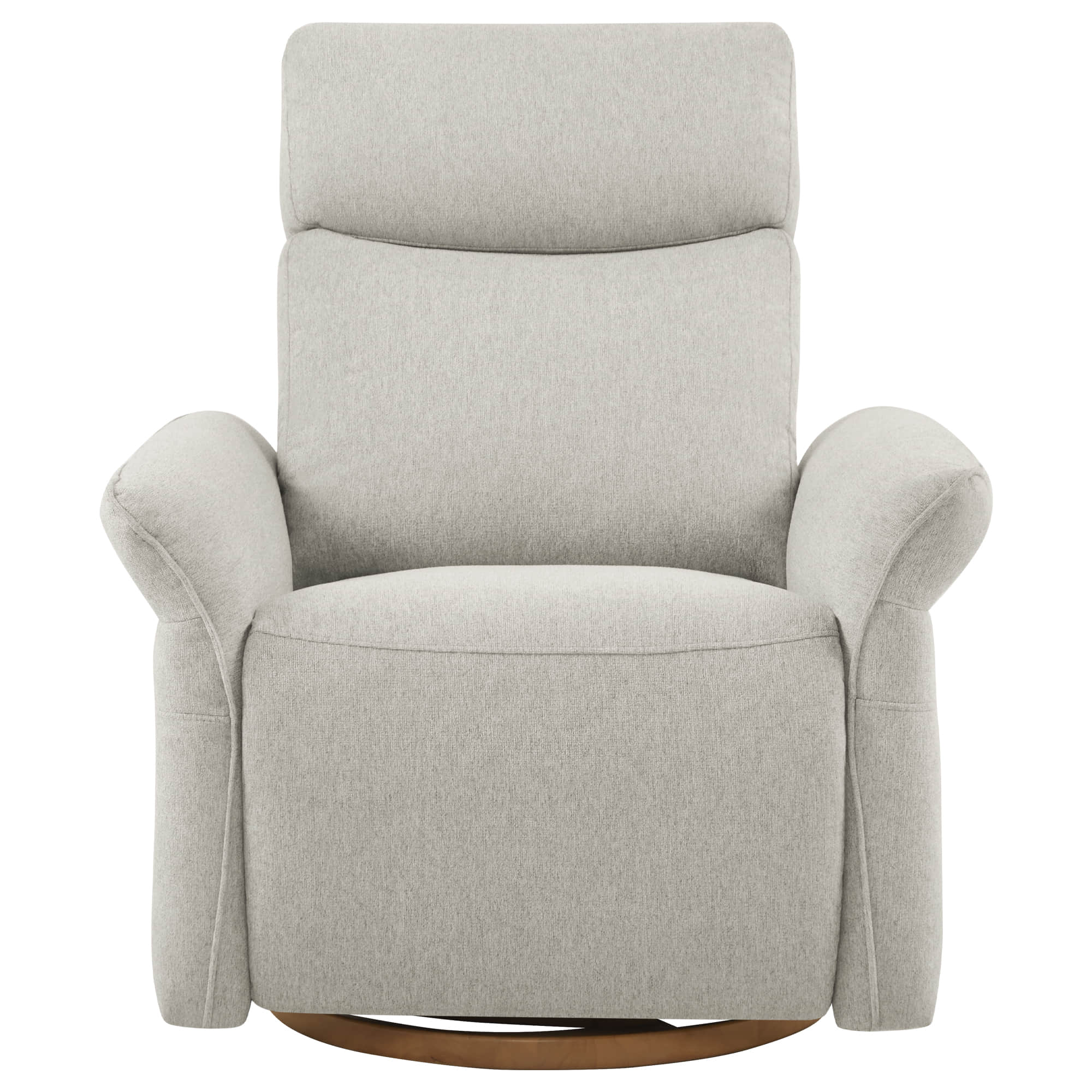 Vinca Modern Power Swivel Glider Recliner with Power Lumbar & Headrest - Image 11