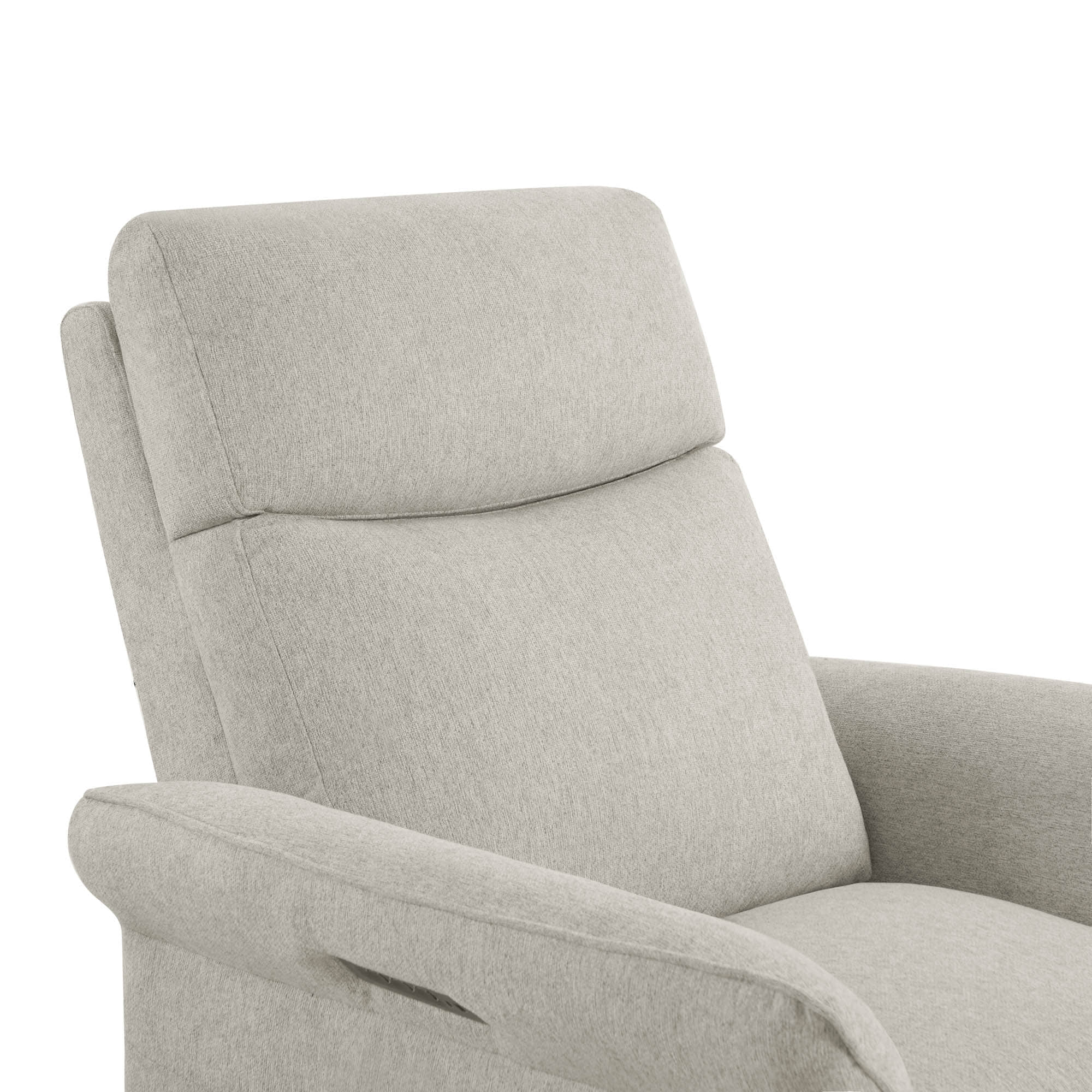 Vinca Modern Power Swivel Glider Recliner with Power Lumbar & Headrest - Image 17